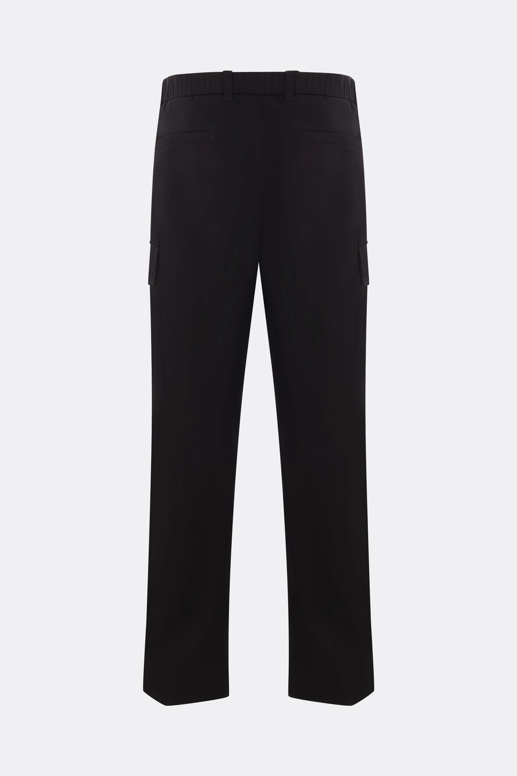 gabardine cargo trousers