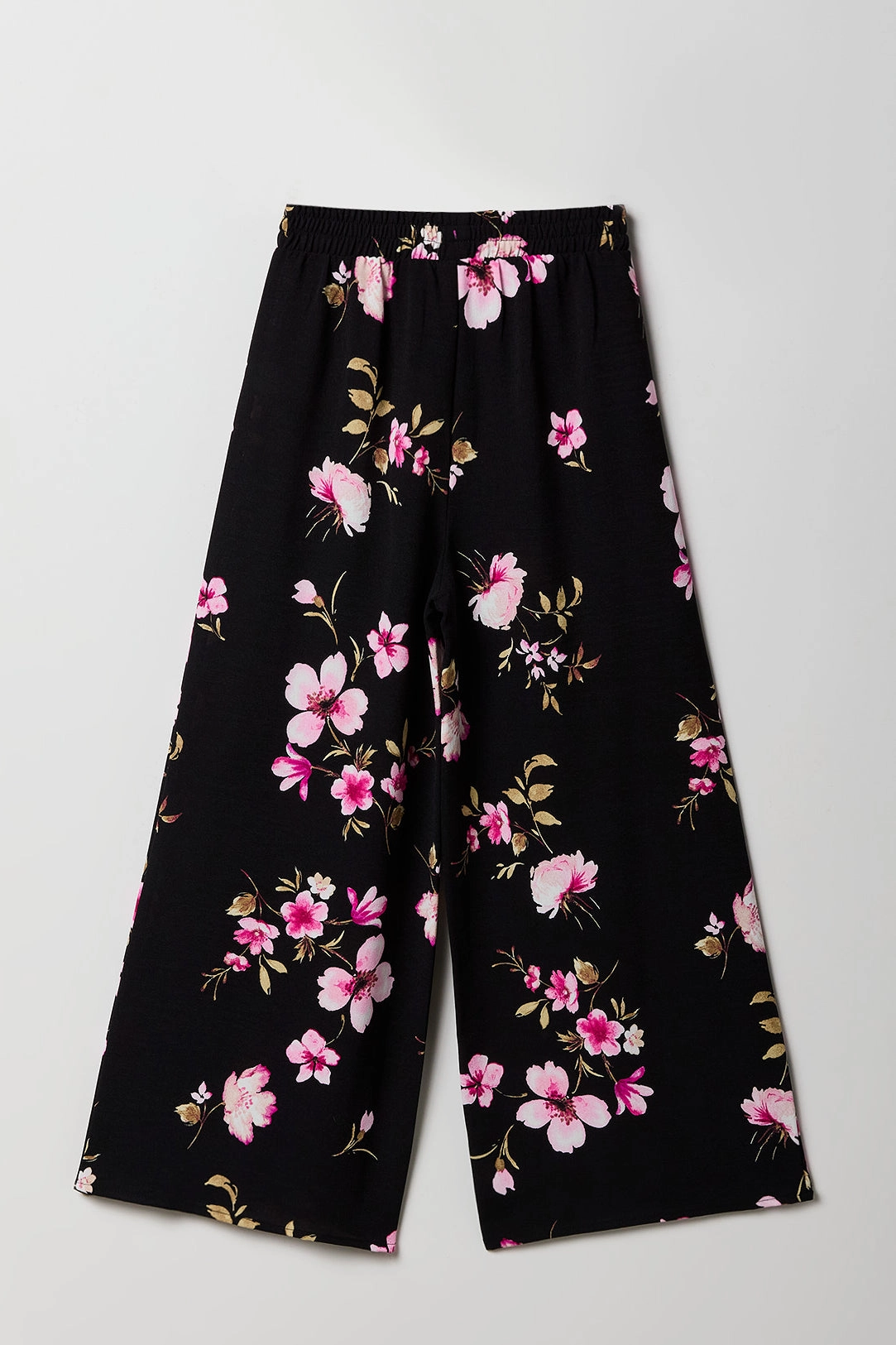 Girls Floral Flowy Wide Leg Pant