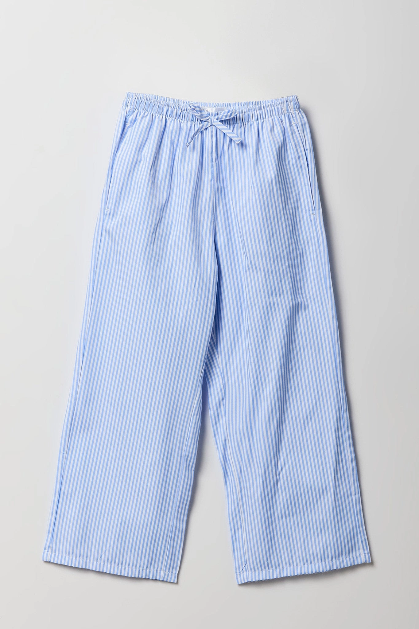 Girls Poplin Wide Leg Pant