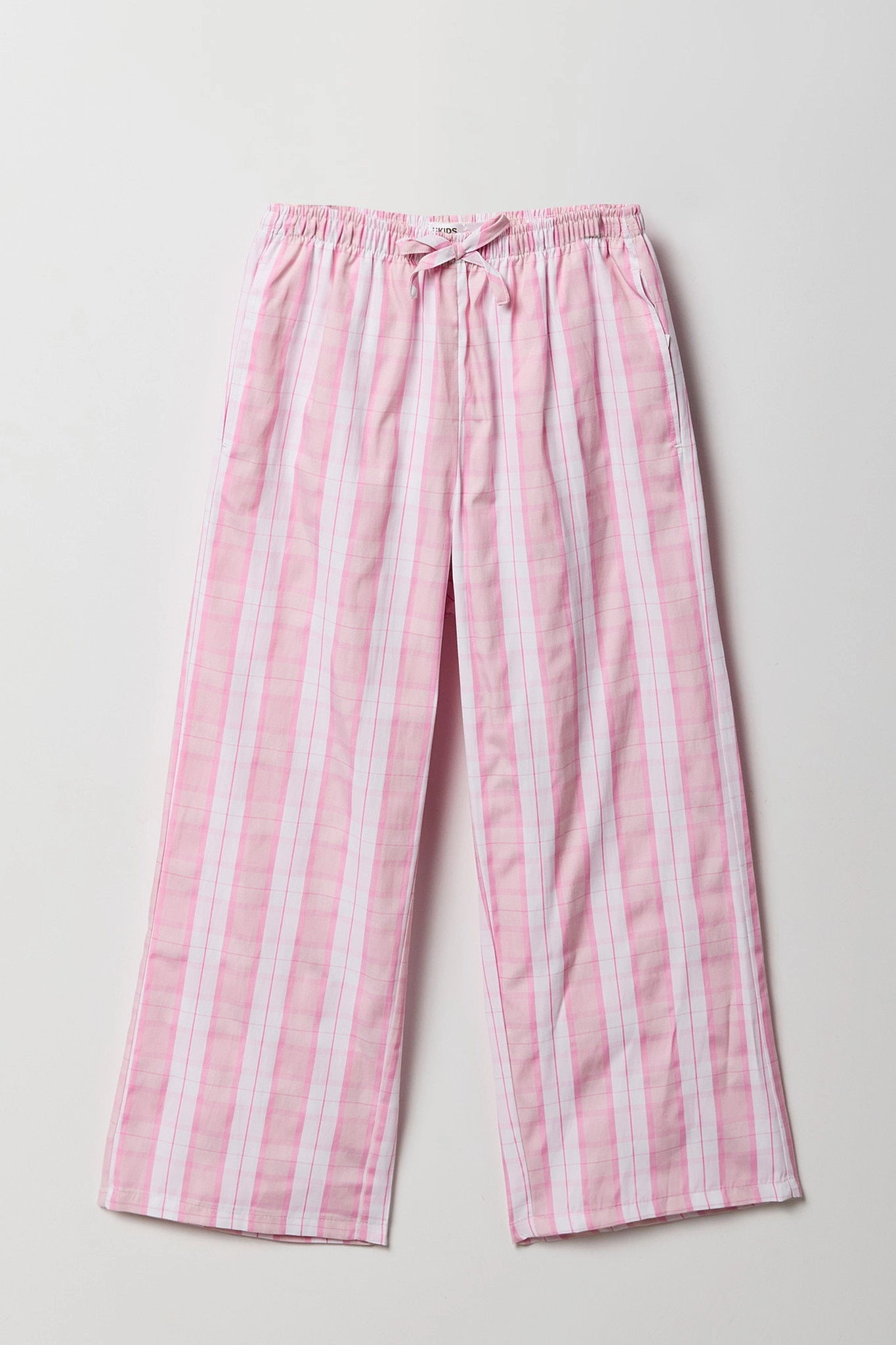 Girls Poplin Wide Leg Pant