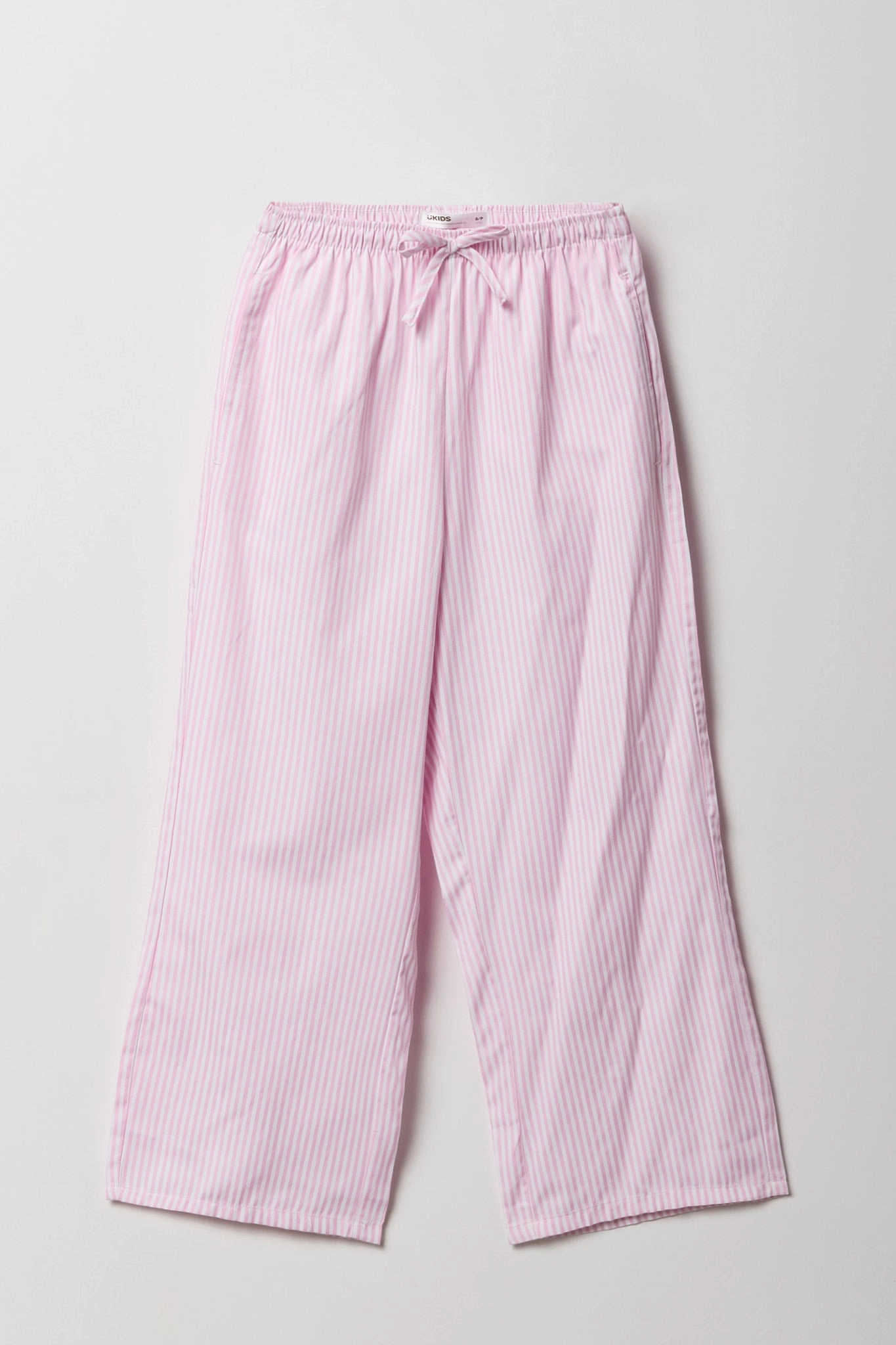 Girls Poplin Wide Leg Pant
