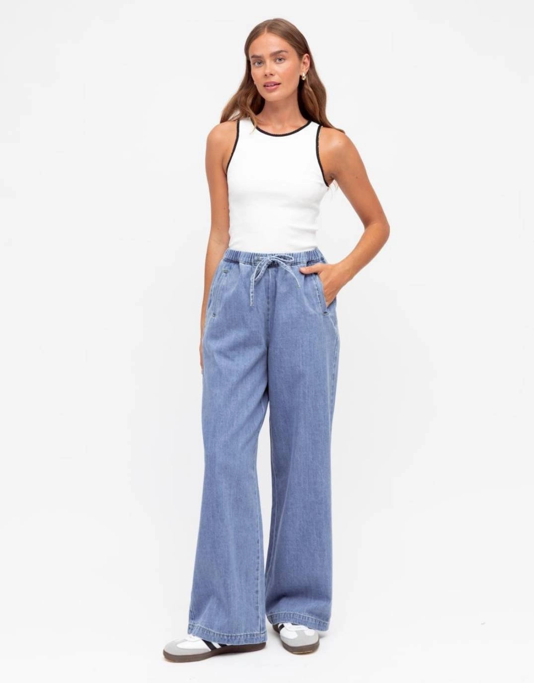 Hadley Denim Pants - Blue