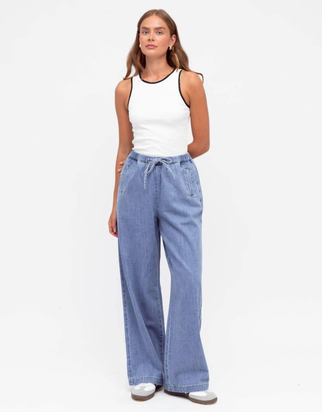 Hadley Denim Pants - Blue