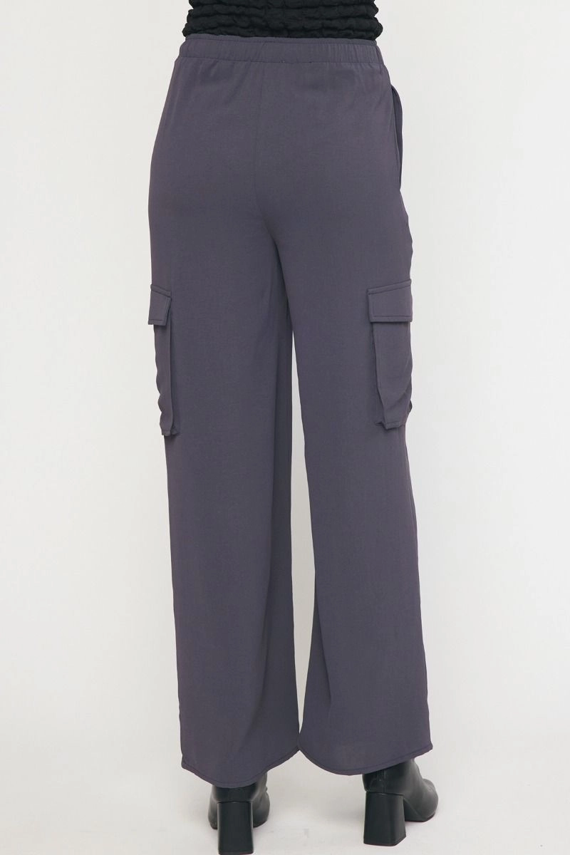 High Waisted Utility Wide Leg Pants