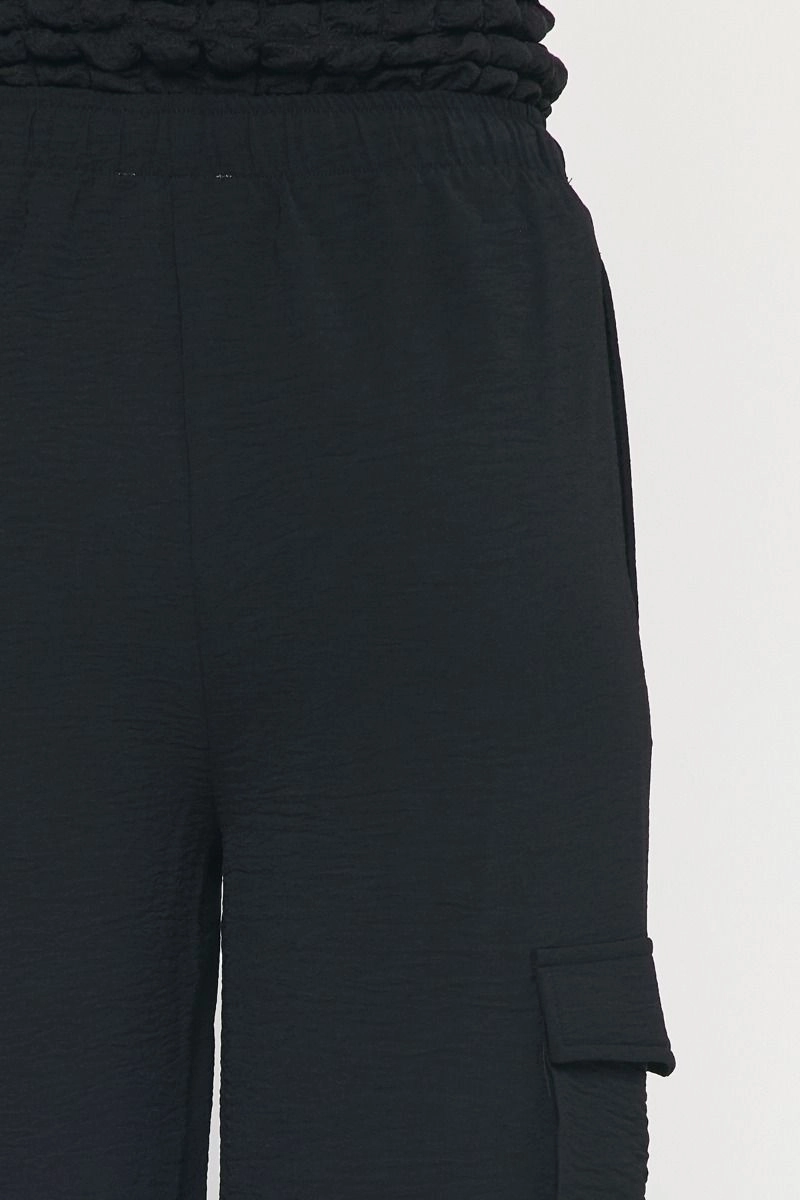 High Waisted Utility Wide Leg Pants