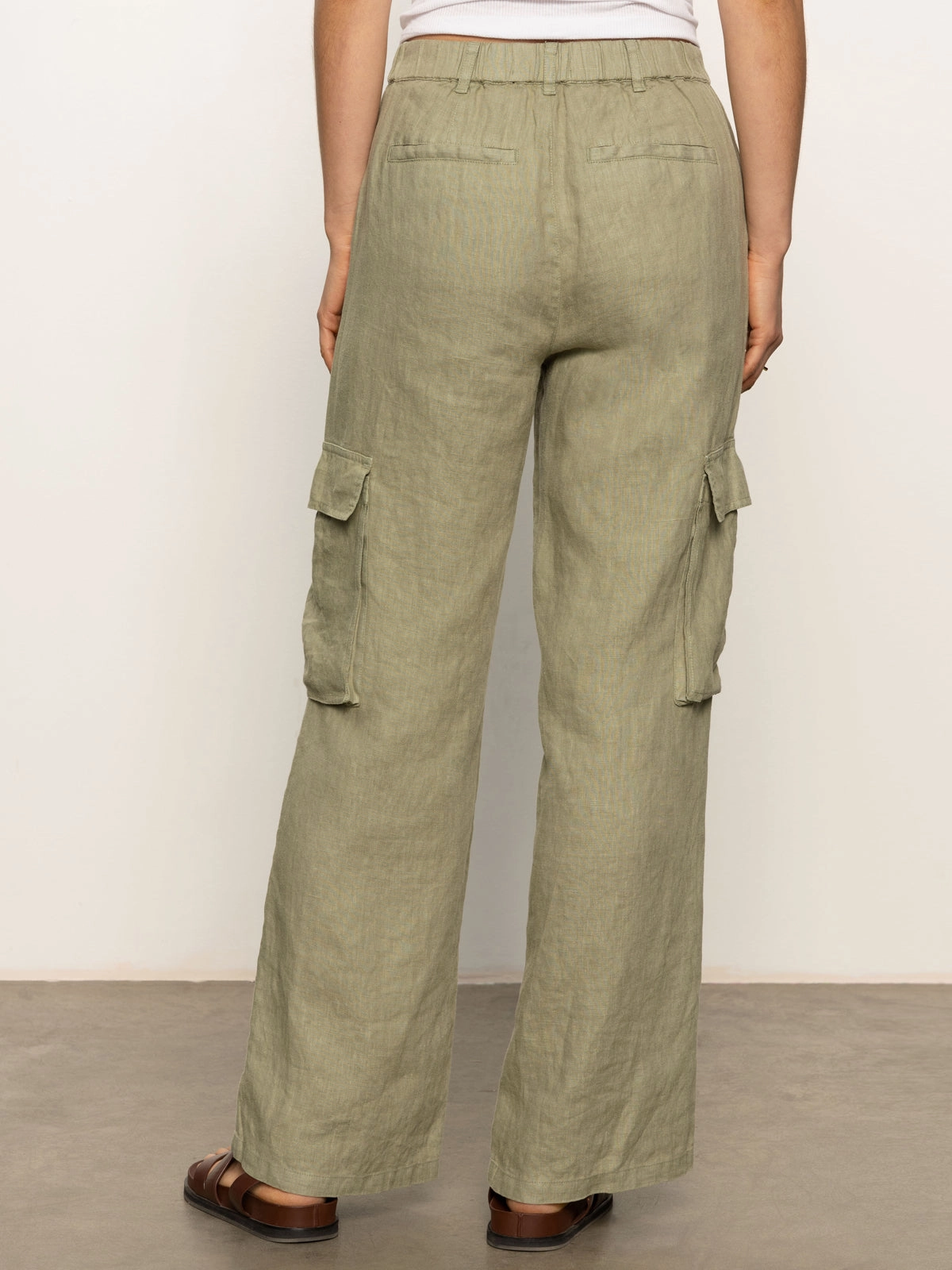 Hopper Semi High Rise Cargo Pant Sage