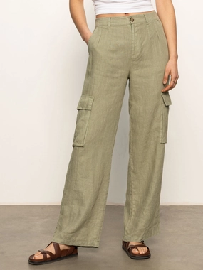 Hopper Semi High Rise Cargo Pant Sage