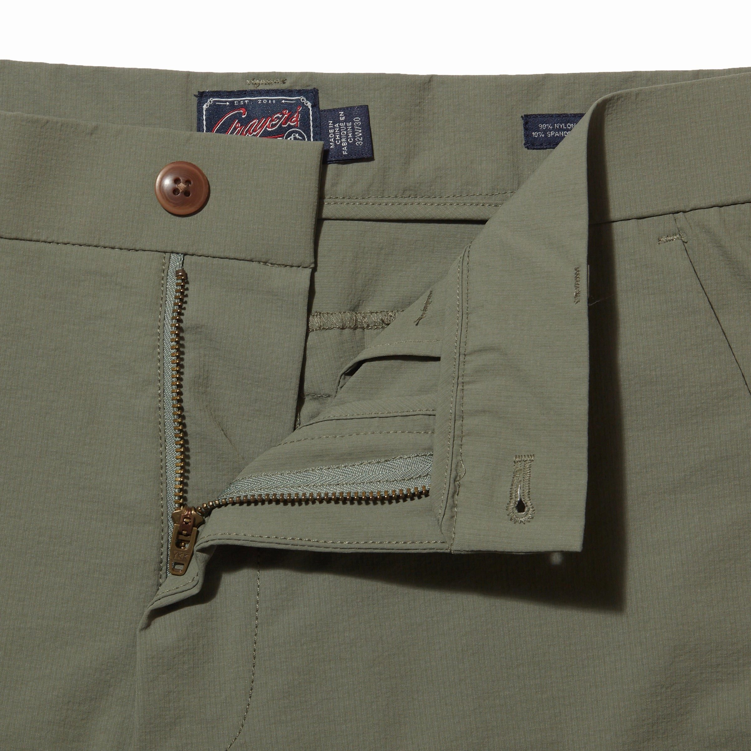 Hybrid Traveller Stretch Nylon Pants - Tea Leaf