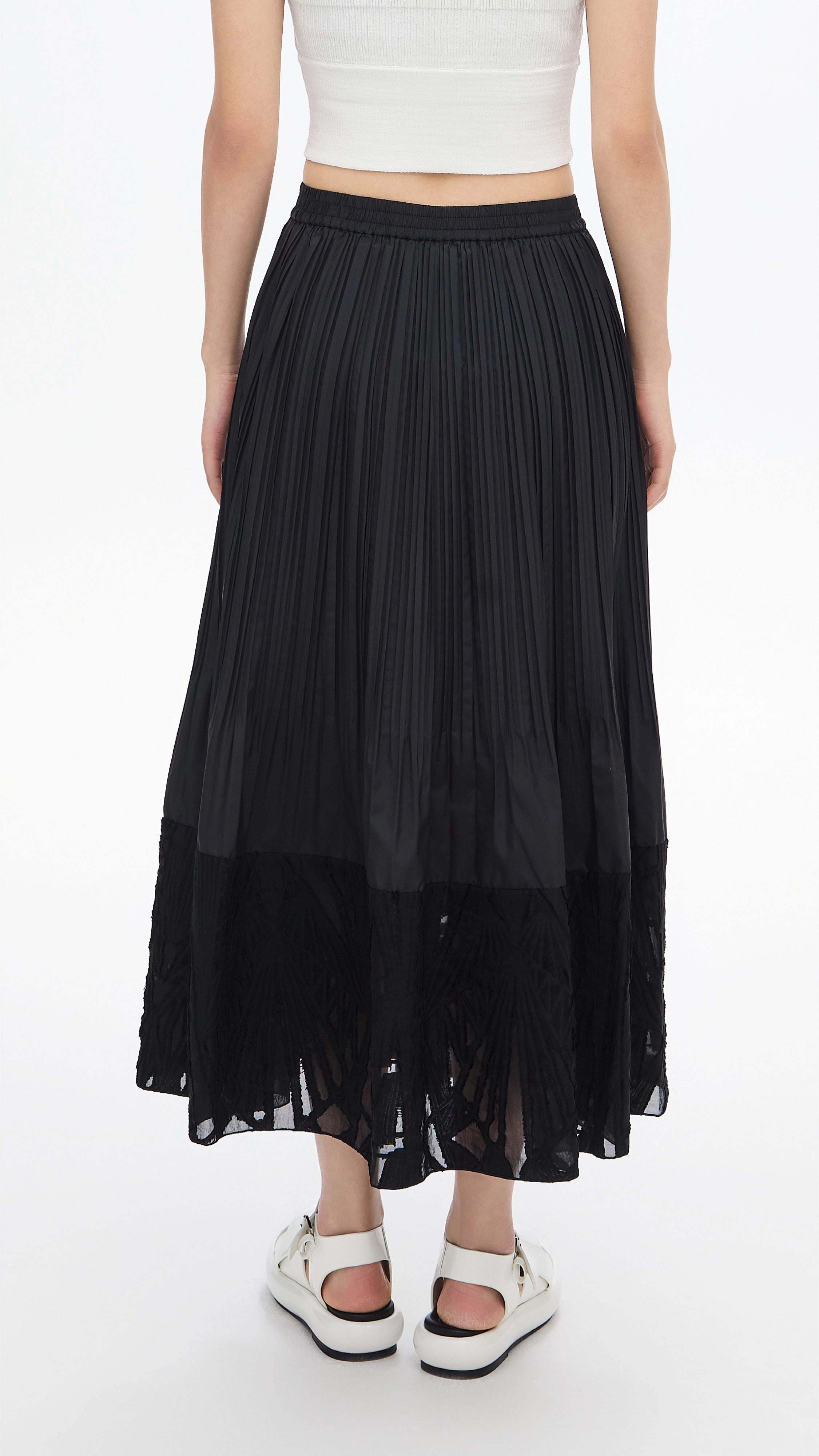 Jacquard Patch Skirt