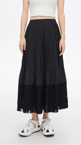 Jacquard Patch Skirt
