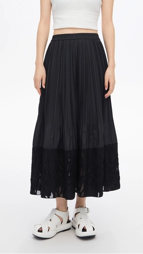 Jacquard Patch Skirt