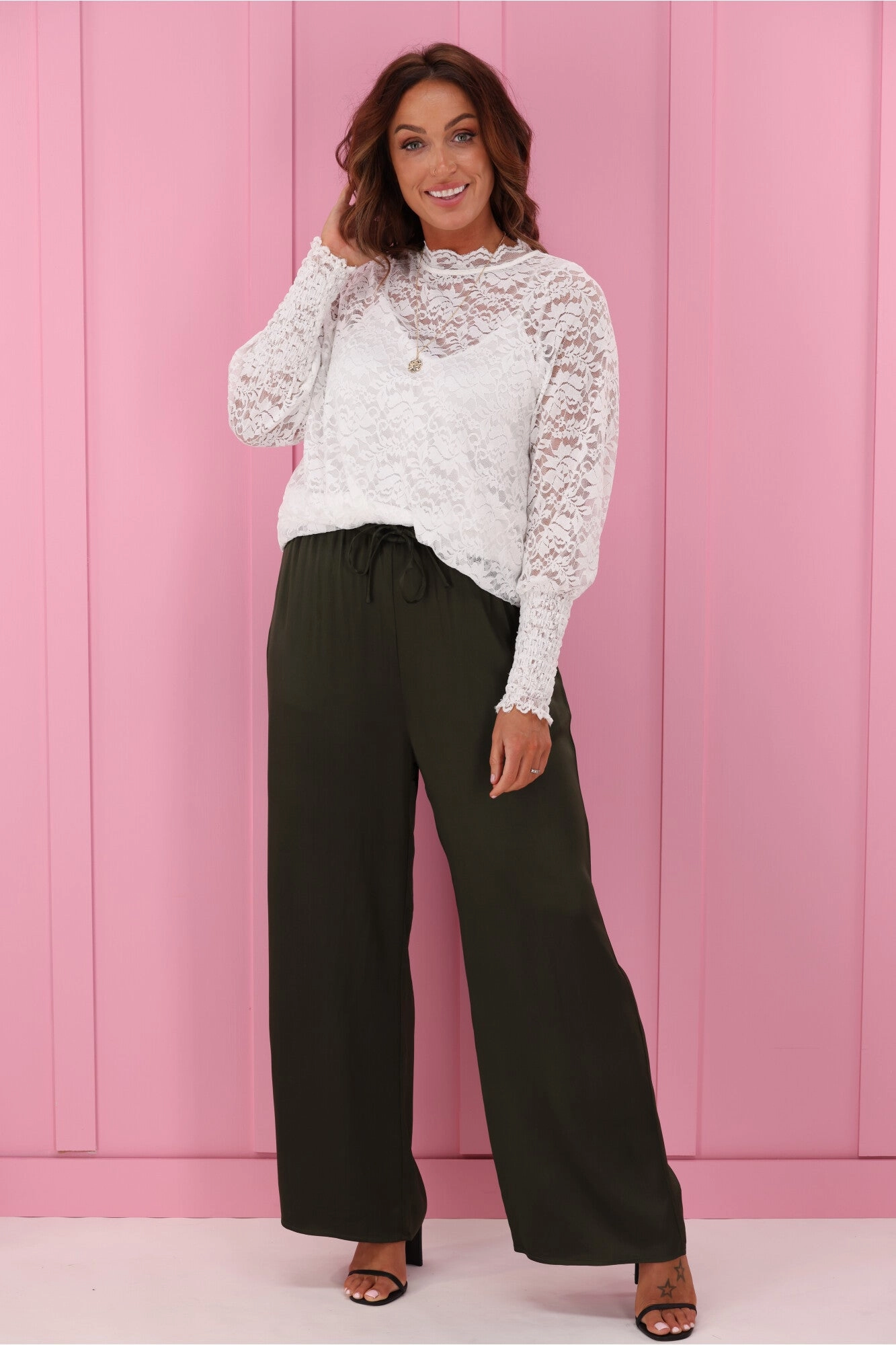 Jane James Cypress Lace Blouse Ivory