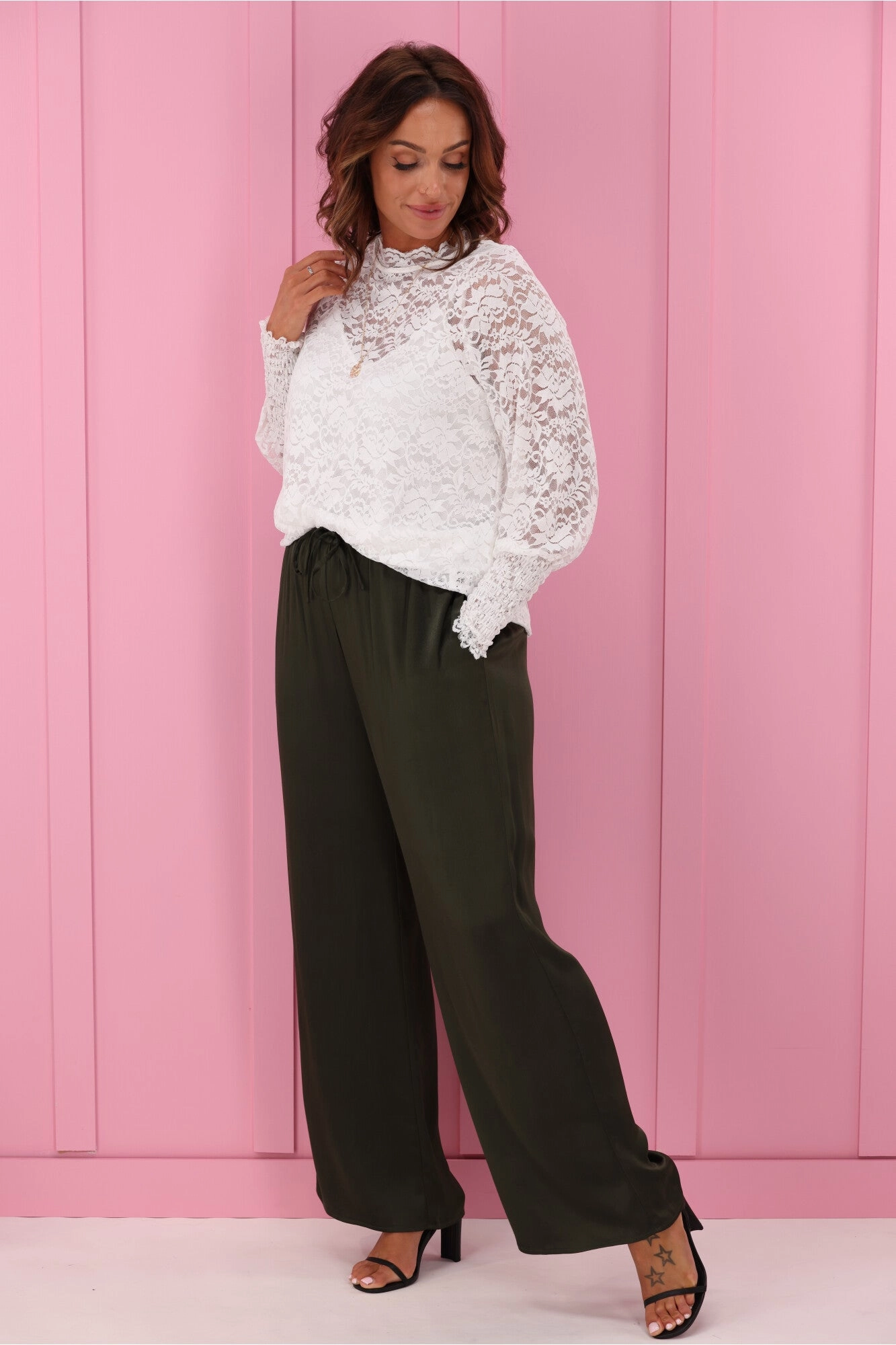 Jane James Cypress Lace Blouse Ivory