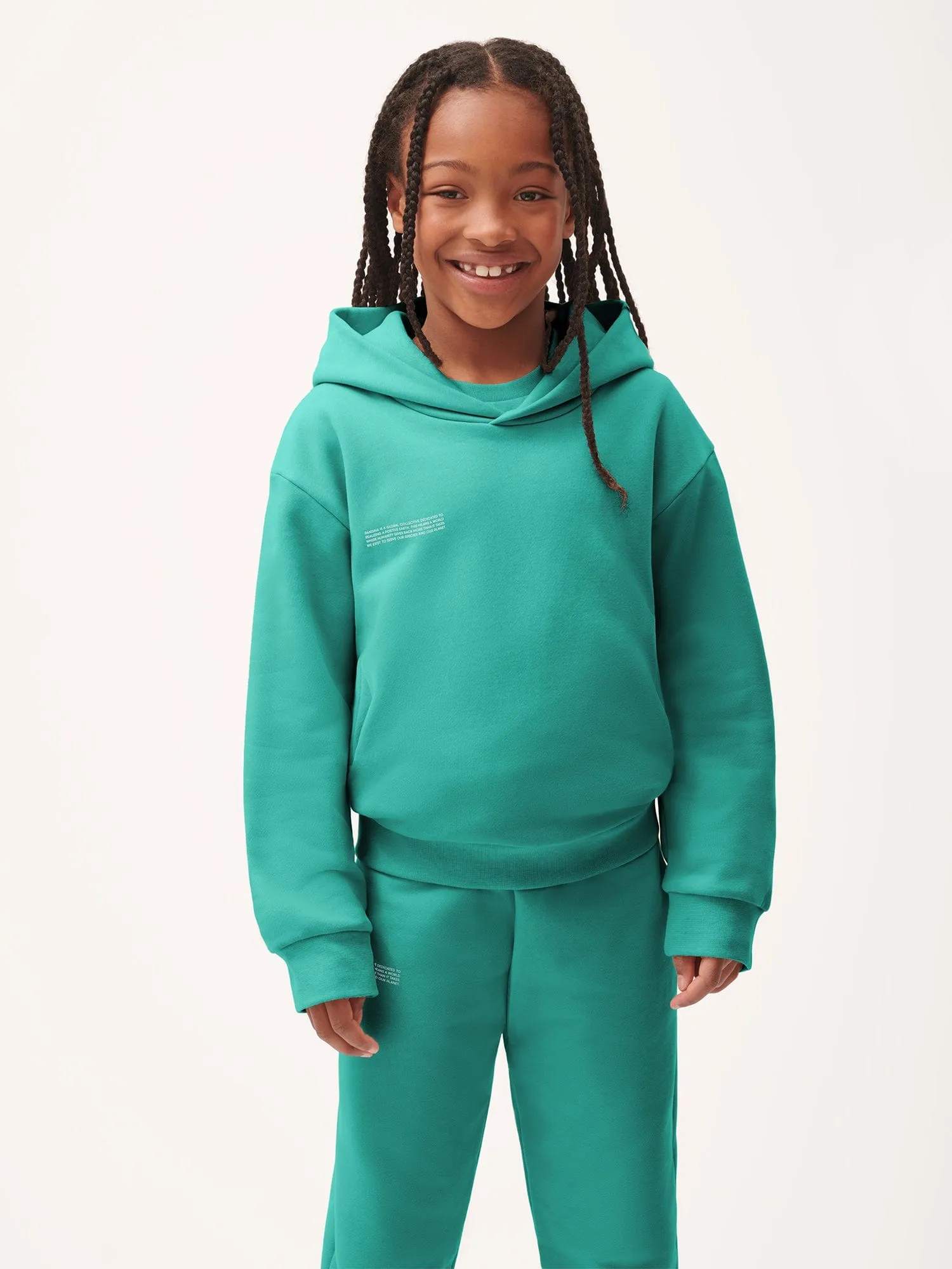 Kids' 365 Midweight Hoodie—Malachite Green