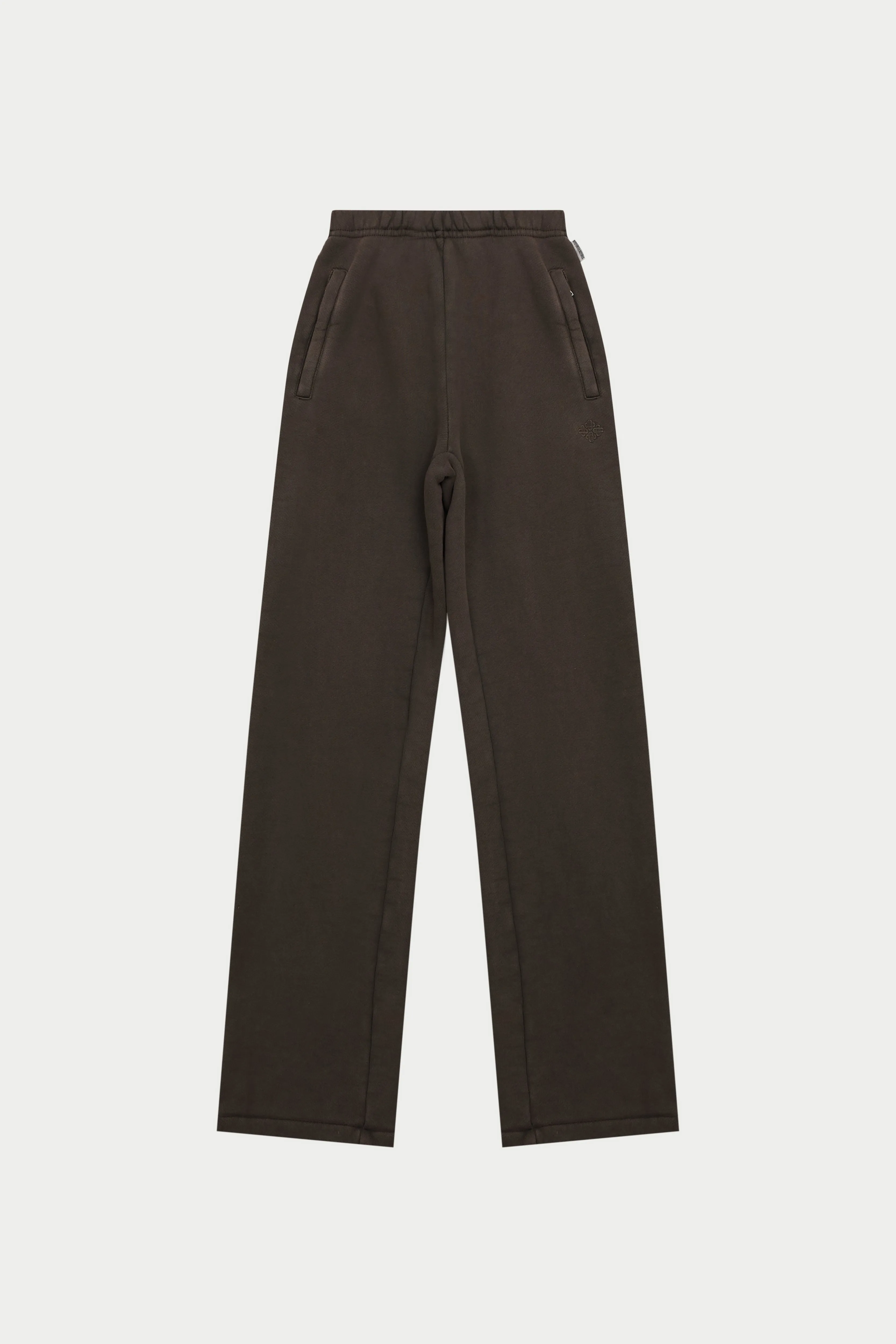 LAUNDERED CLASSICS STRAIGHT LEG JOGGERS - WASHED BROWN