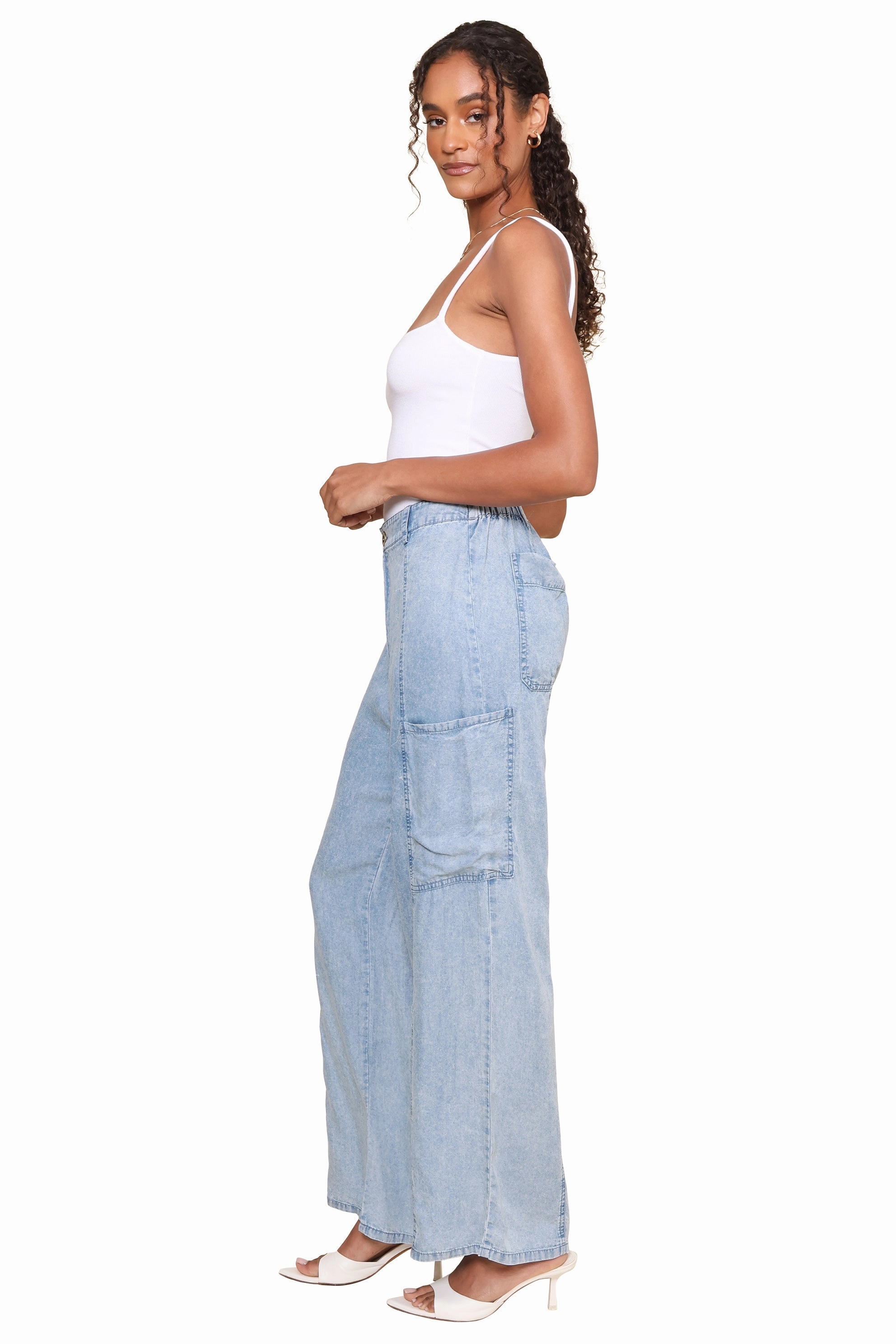 Lucille Ribbed Skinny Tank