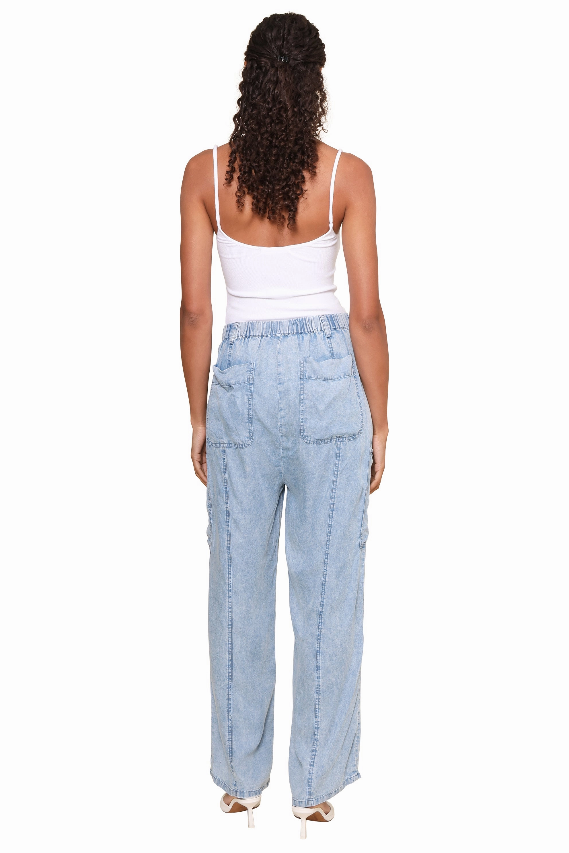 Lucille Ribbed Skinny Tank