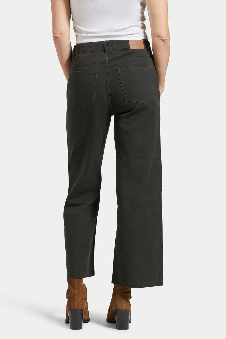 Margo Cropped 5-Pocket Pant - Washed Black