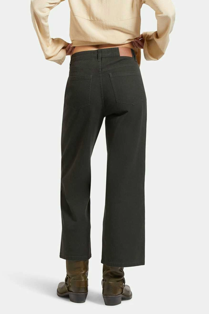 Margo Cropped 5-Pocket Pant - Washed Black