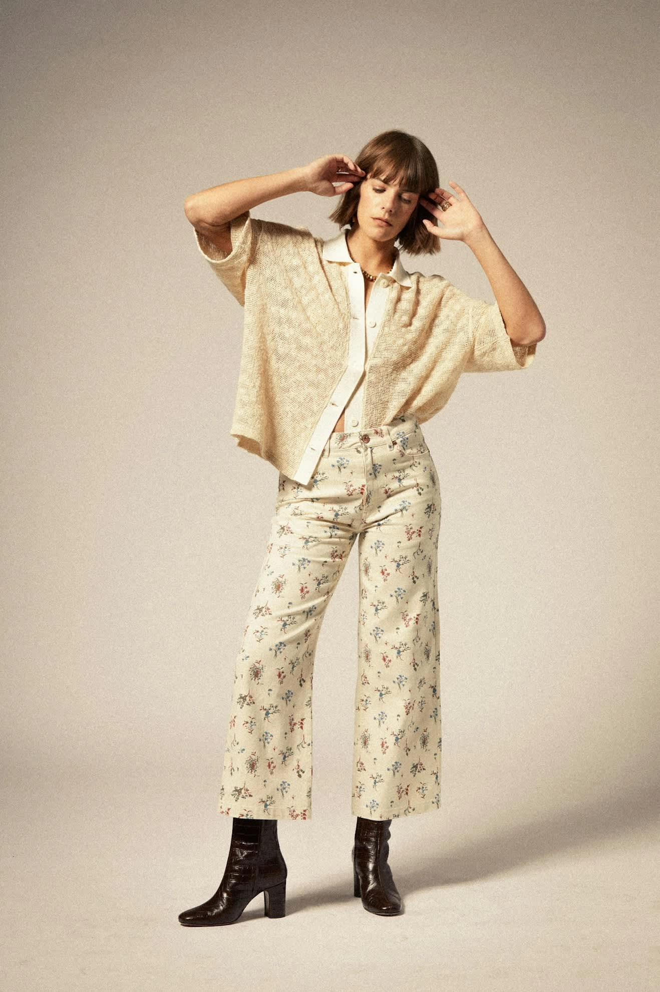 Margo Cropped 5-Pocket Pant - Whitecap