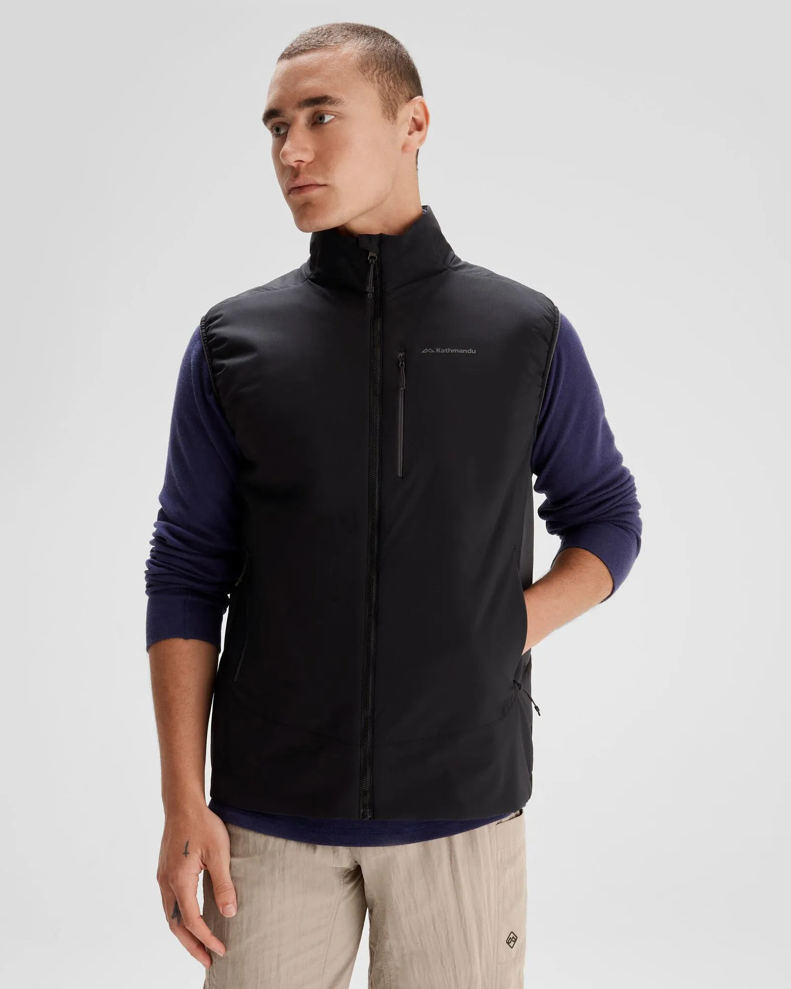 Men's Seeker PrimaLoft® Active Vest - Black Stingray
