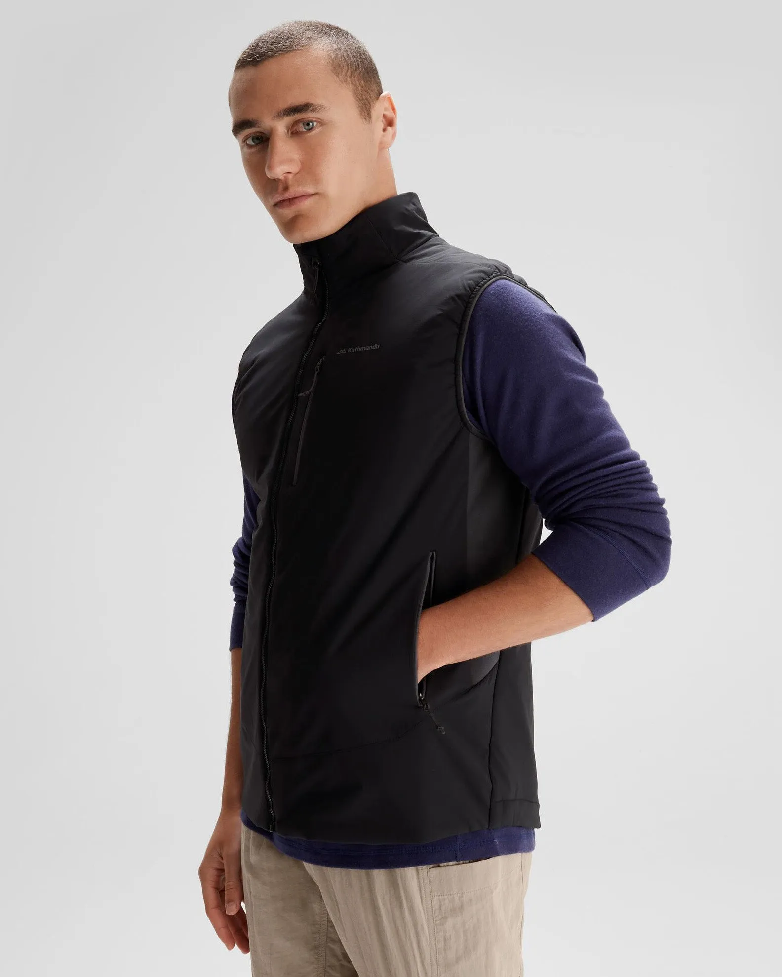 Men's Seeker PrimaLoft® Active Vest - Black Stingray