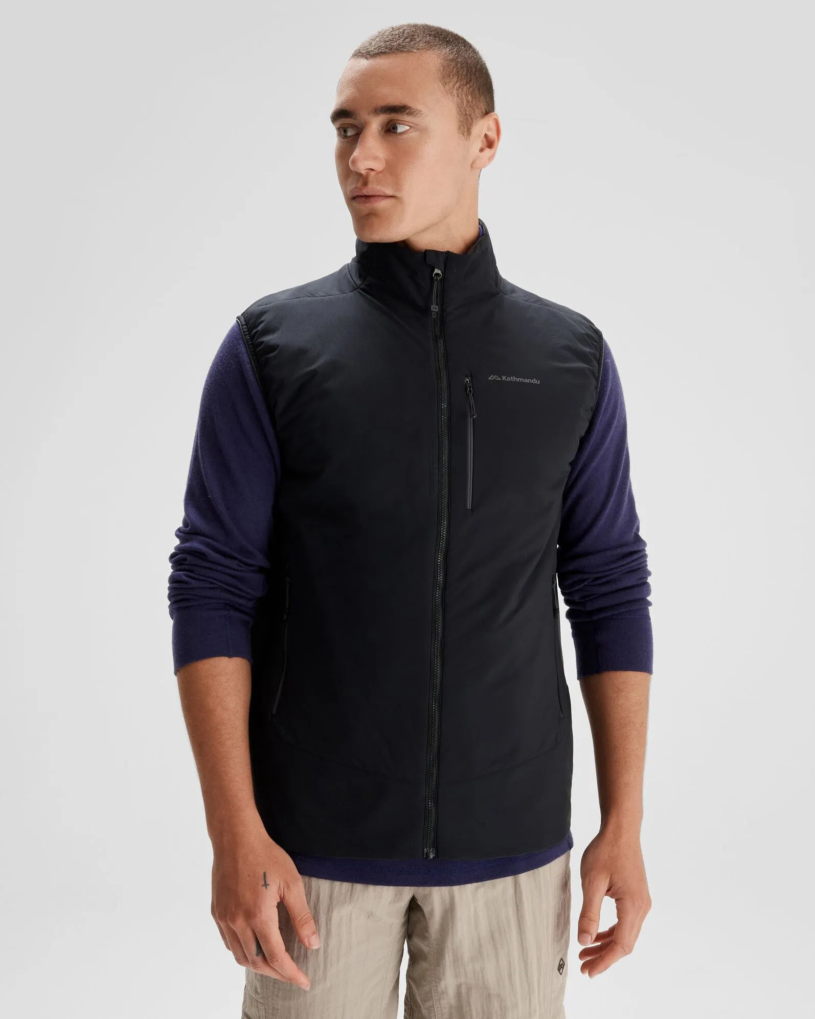 Men's Seeker PrimaLoft® Active Vest - Black Stingray
