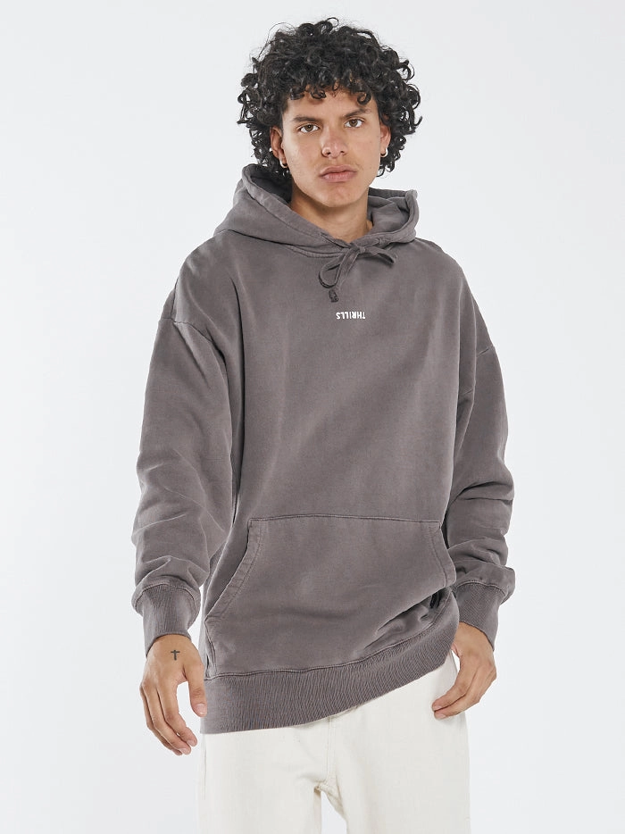 Minimal Thrills Slouch Pull On Hood - Plum