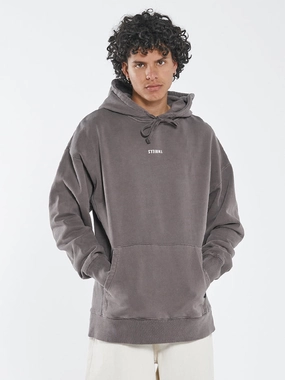 Minimal Thrills Slouch Pull On Hood - Plum