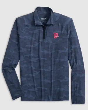 Minnesota Twins Patton Performance Camo 1/4 Zip - Cooperstown Logo
