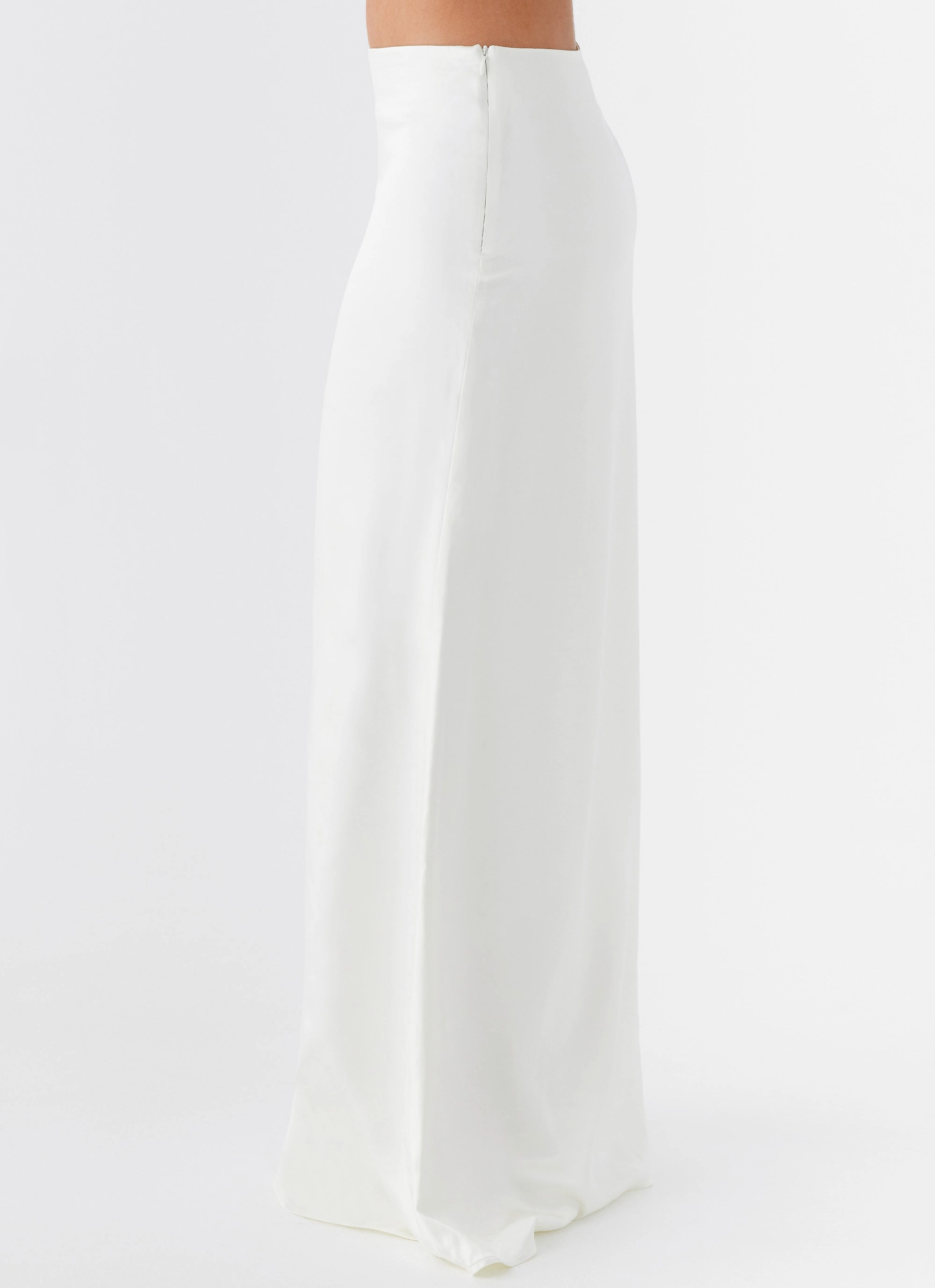 Morgan Low Rise Maxi Skirt - Ivory