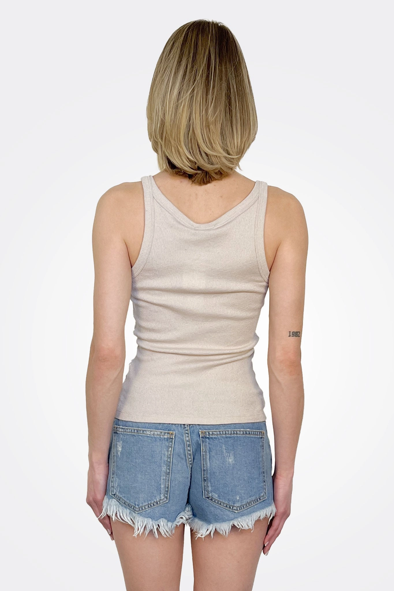 Nicole Shine Tank - Cement
