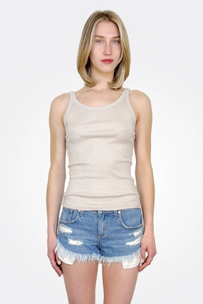 Nicole Shine Tank - Cement