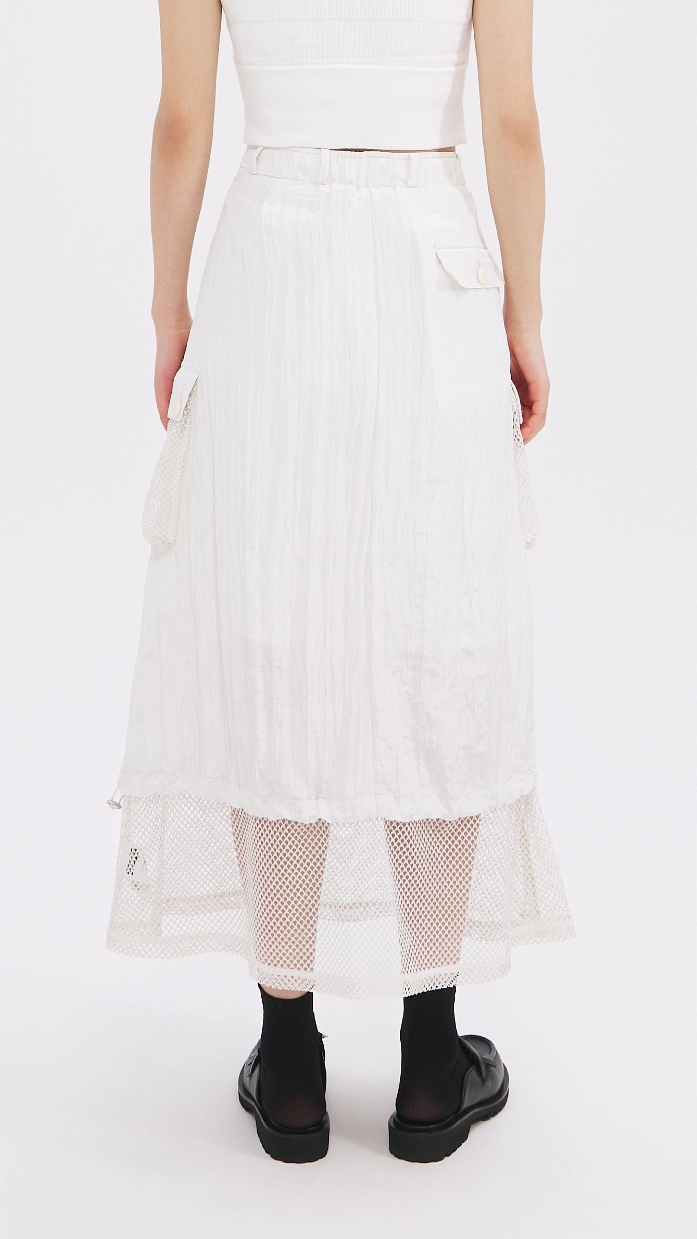Nylon Patch Skirt