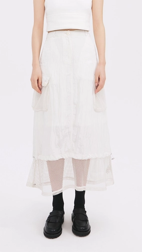 Nylon Patch Skirt