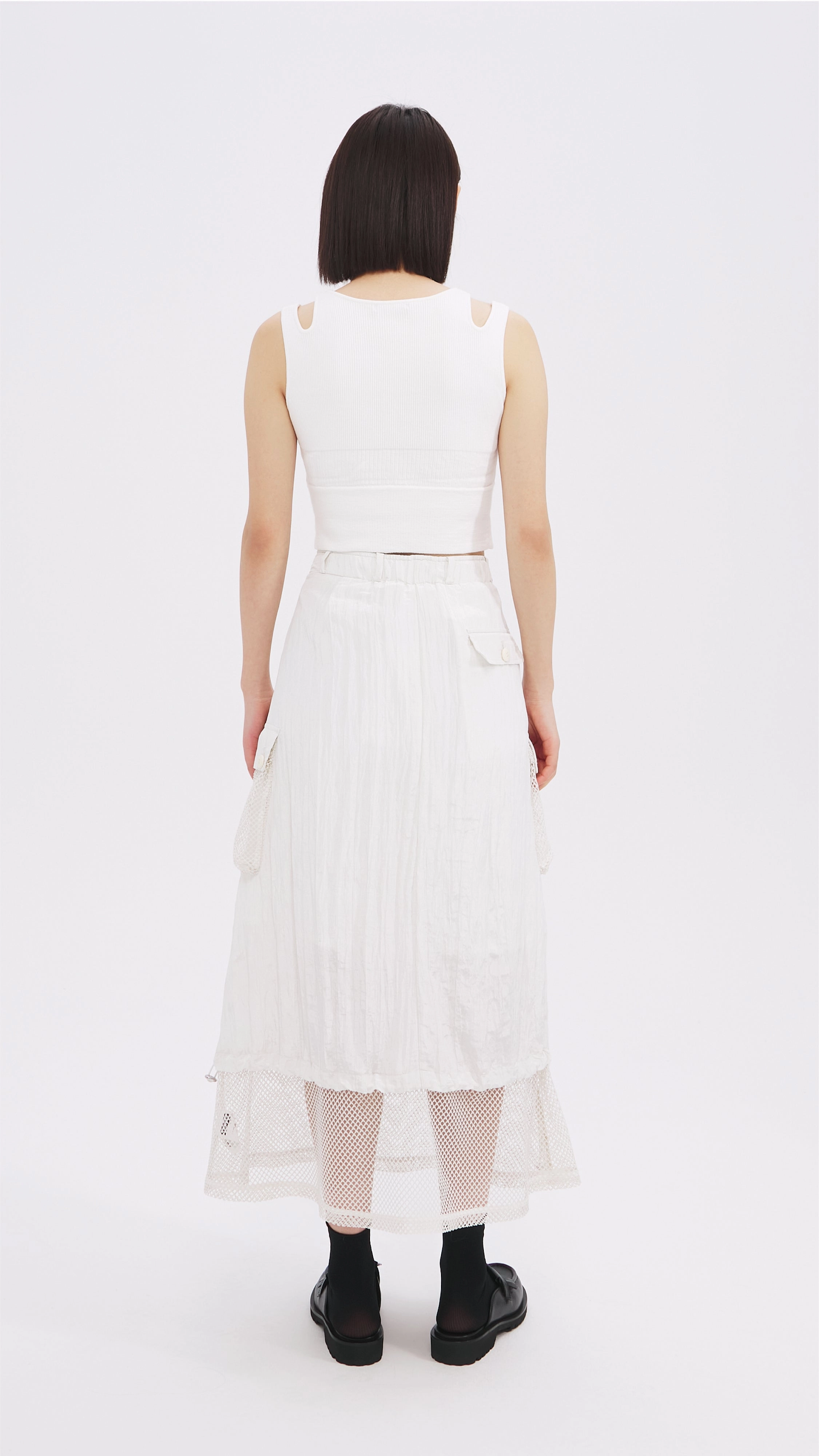 Nylon Patch Skirt