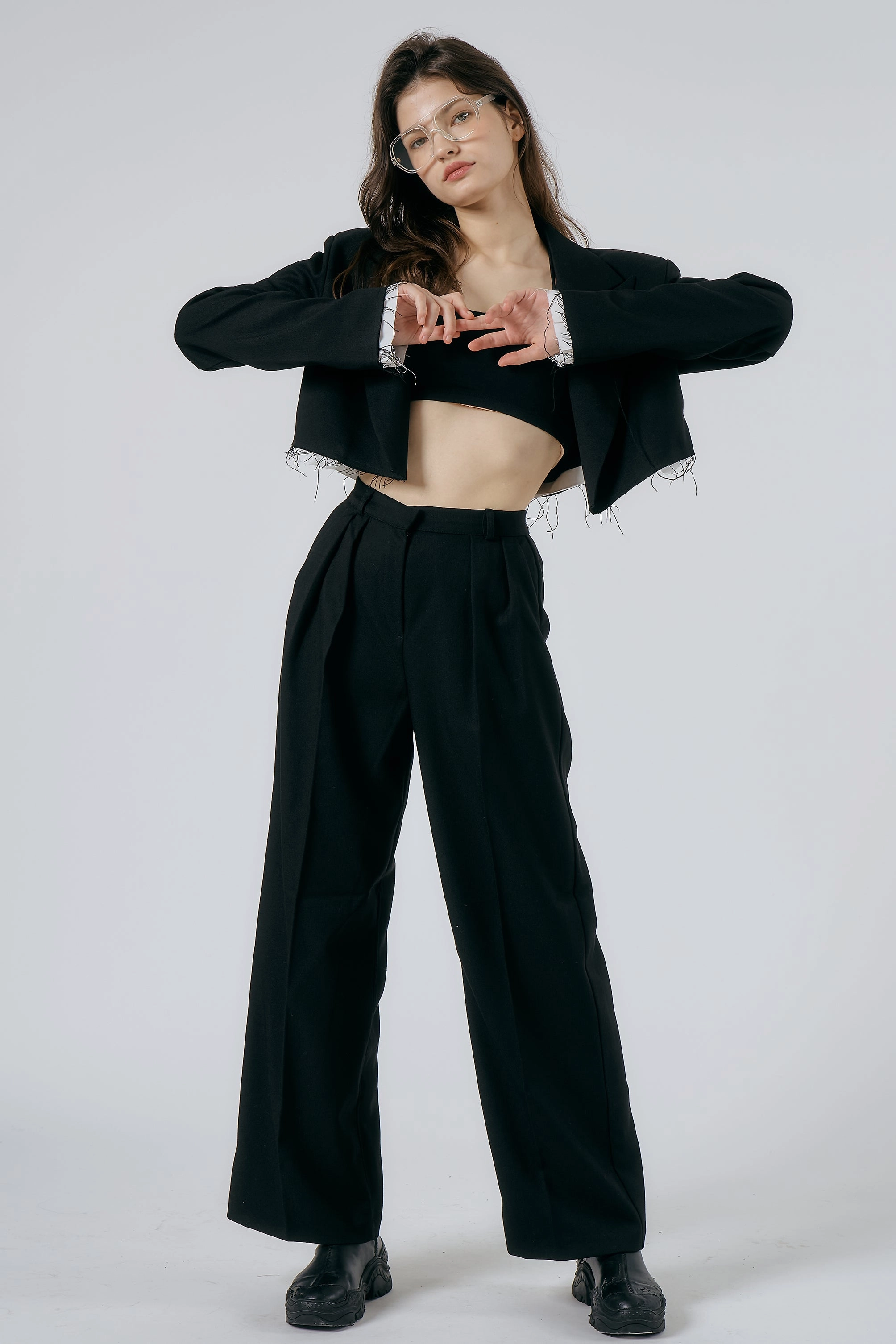 Olive Wide Leg Pants