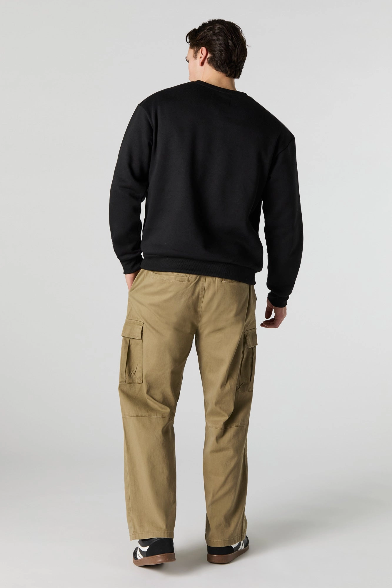 Pantalon cargo classique à taille coulissante