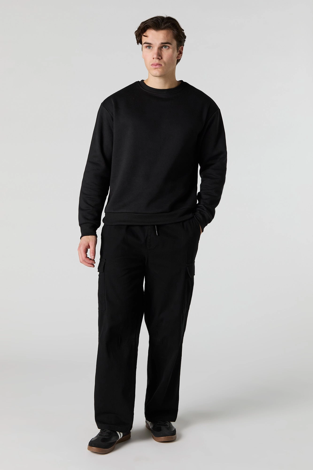 Pantalon cargo classique à taille coulissante