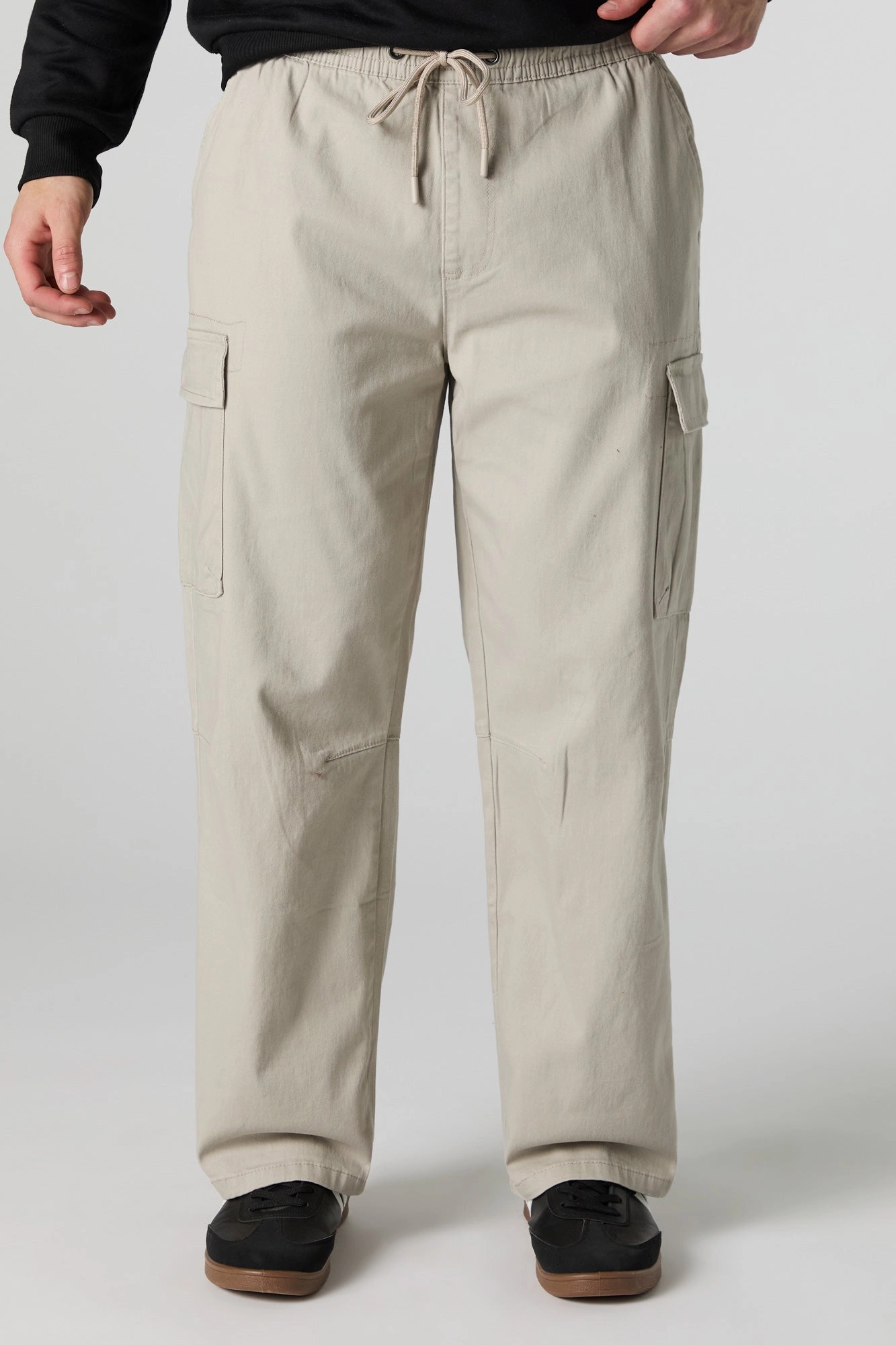 Pantalon cargo classique à taille coulissante