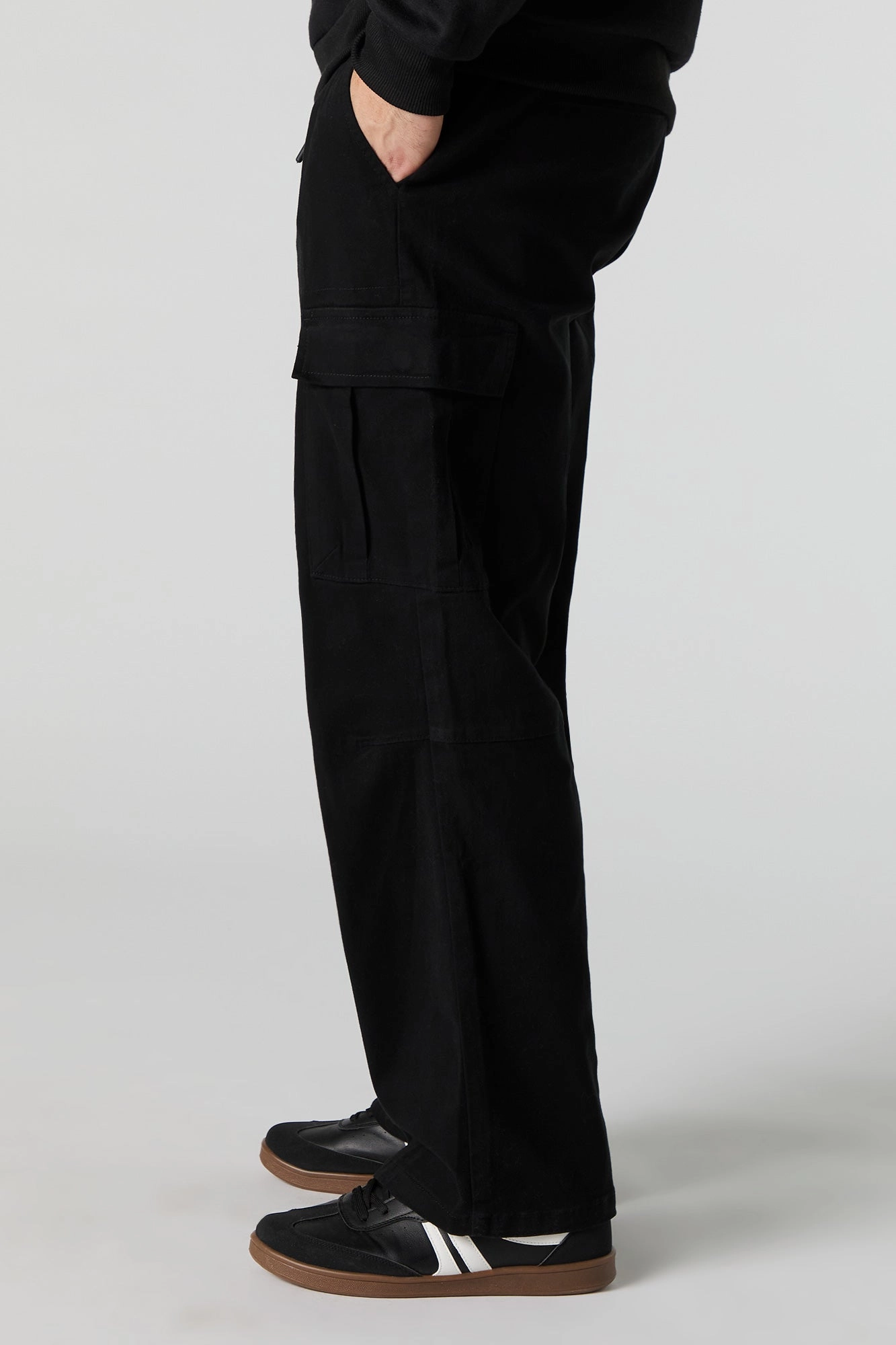 Pantalon cargo classique à taille coulissante