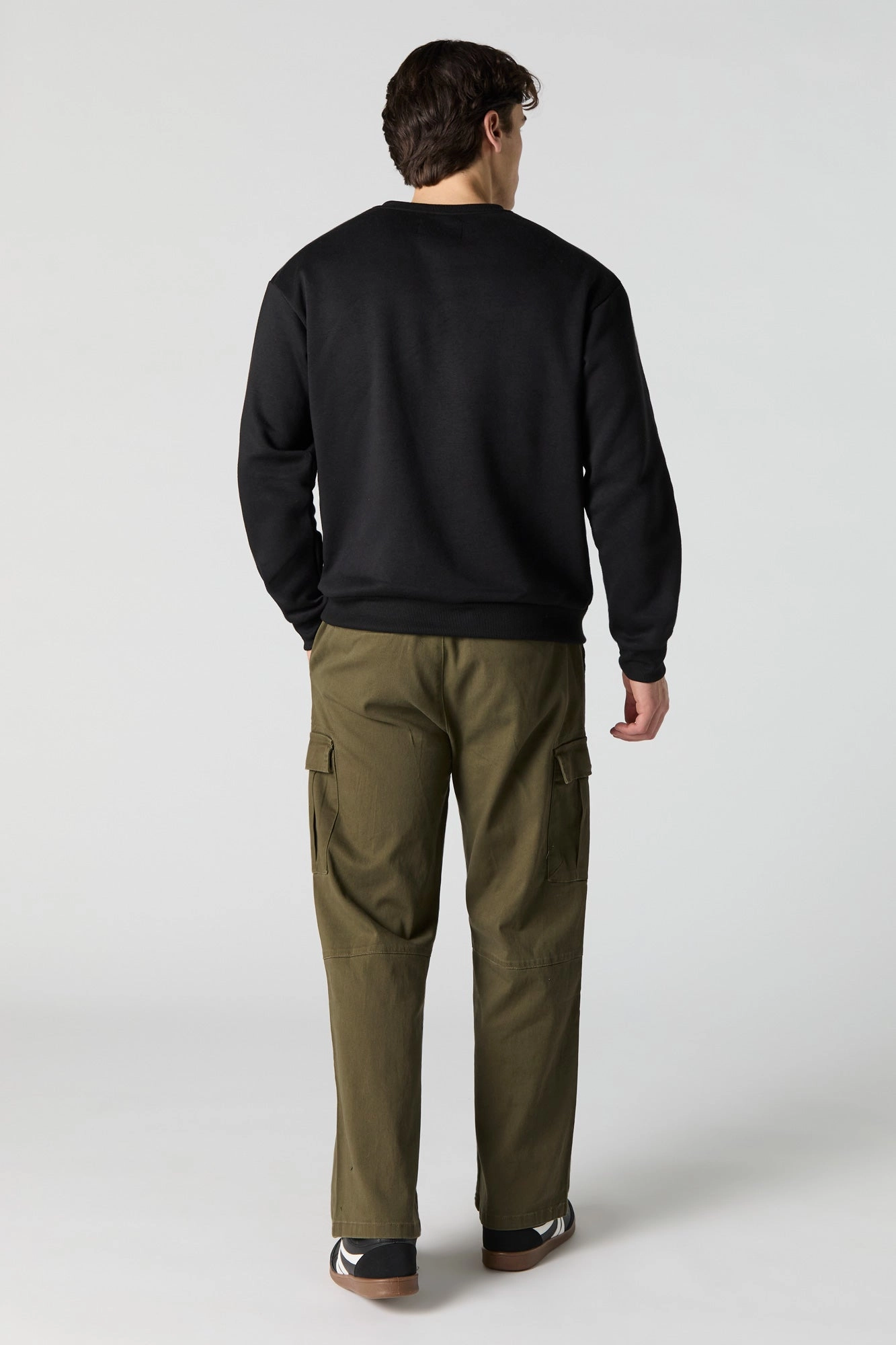 Pantalon cargo classique à taille coulissante