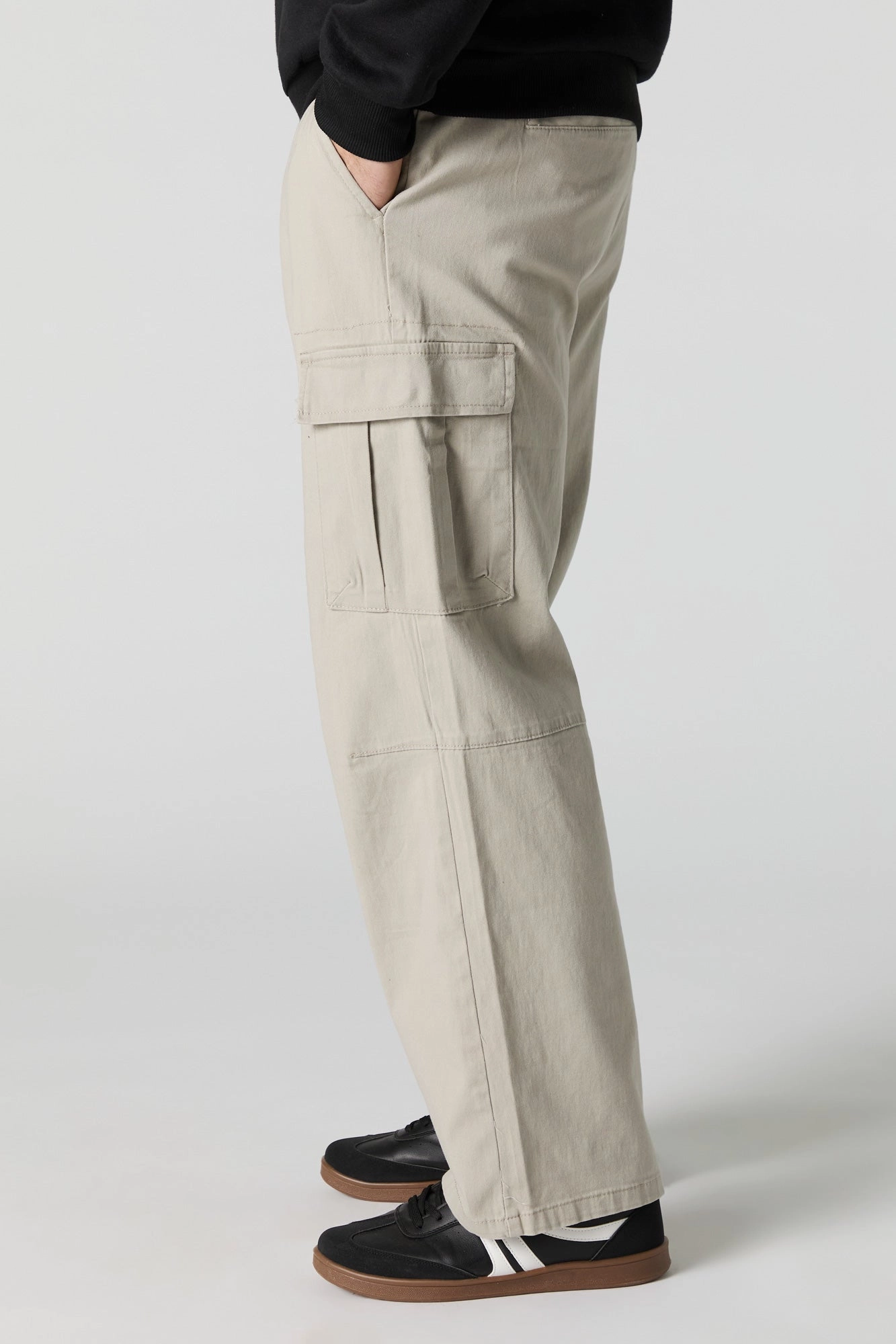 Pantalon cargo classique à taille coulissante