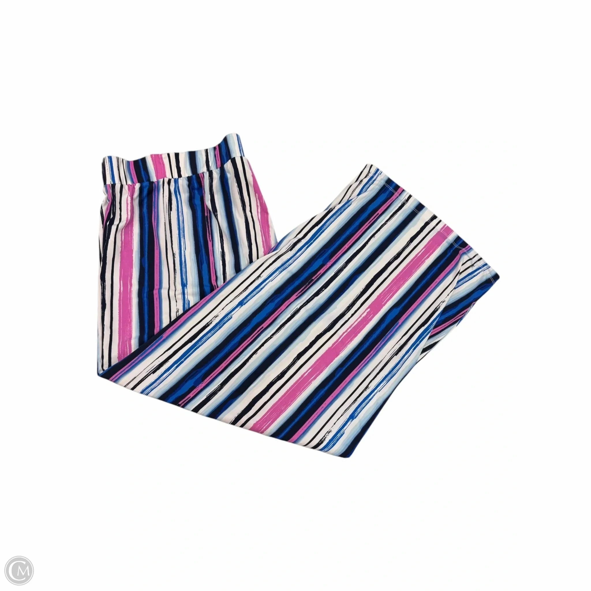 Pants Lounge By Jessica London In Blue & Pink, Size: 22