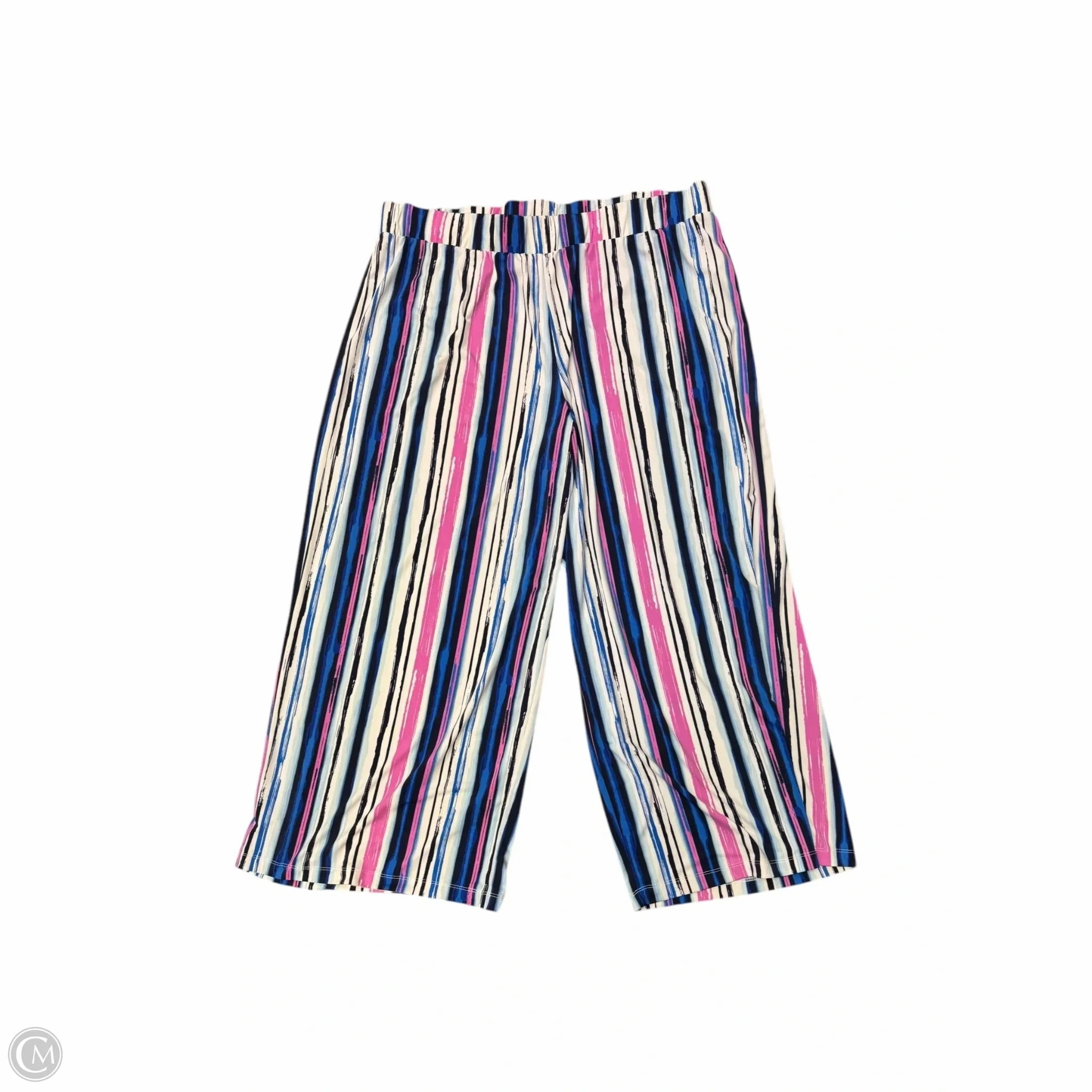 Pants Lounge By Jessica London In Blue & Pink, Size: 22