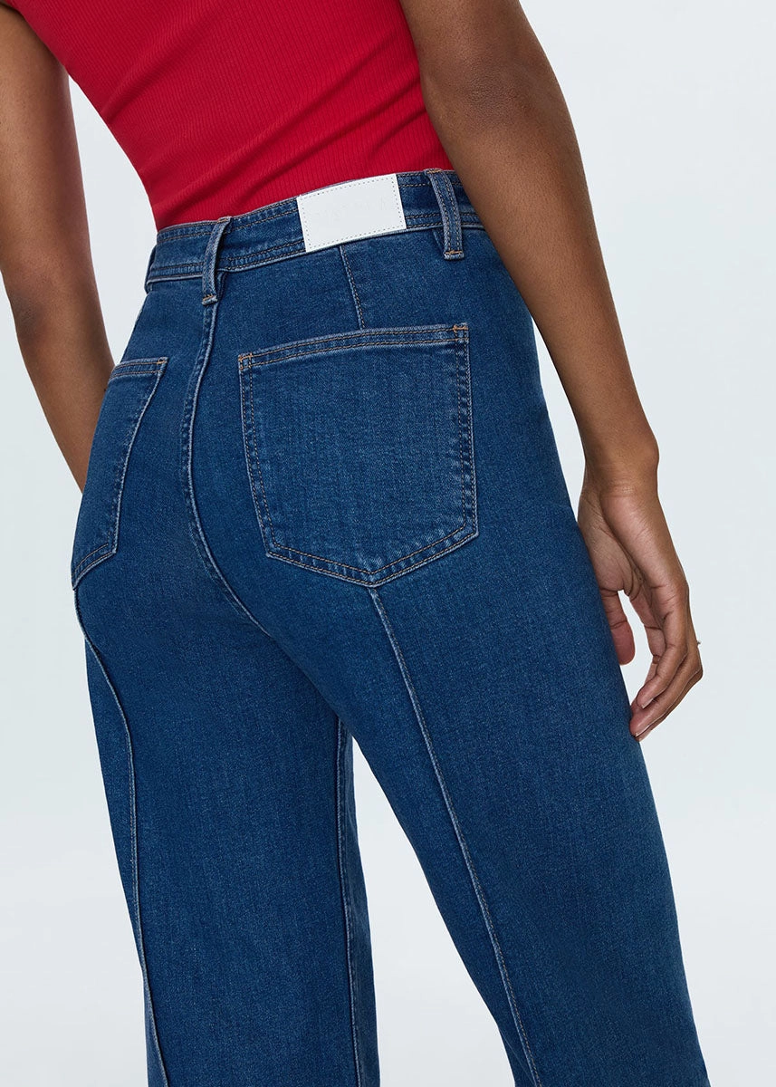 Penny Pintuck High-Rise Wide Leg - Country Club