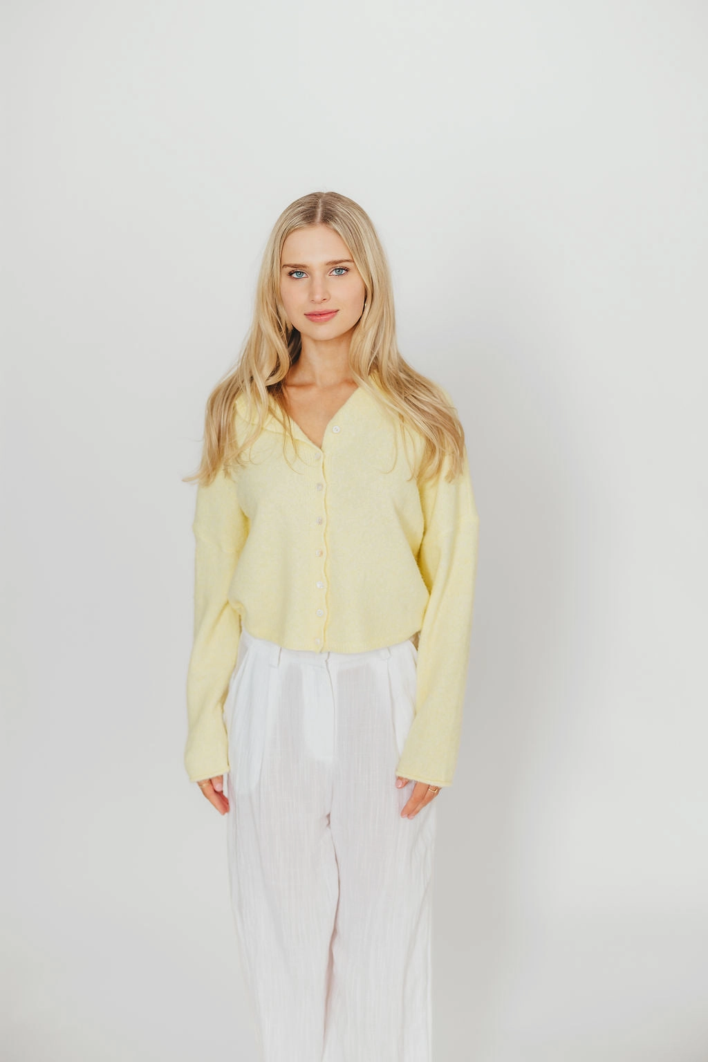 Piper Cardigan in Butter