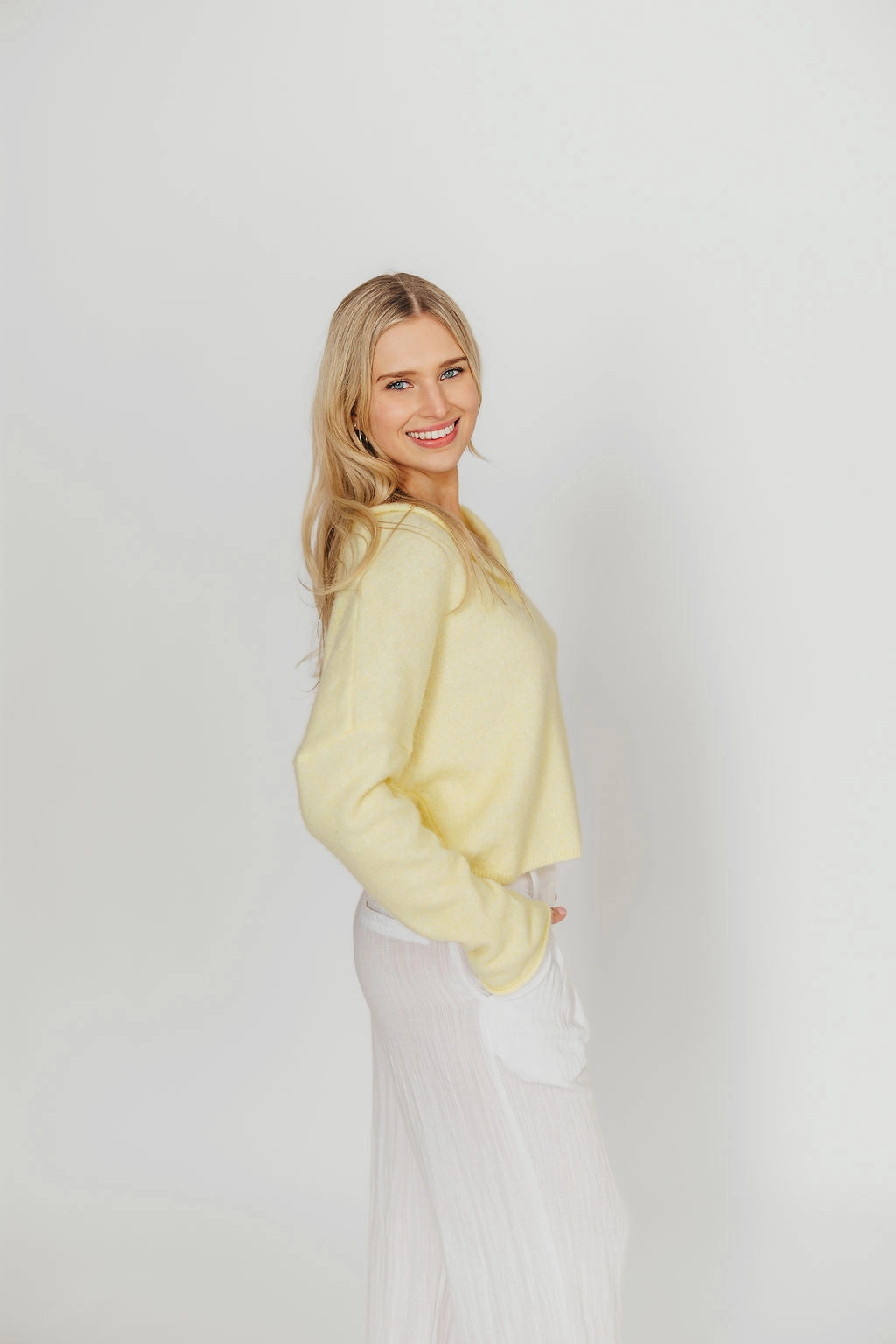 Piper Cardigan in Butter