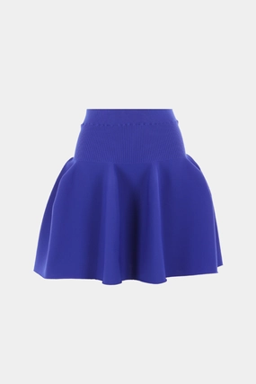 Pottery mini skirt in stretch knit