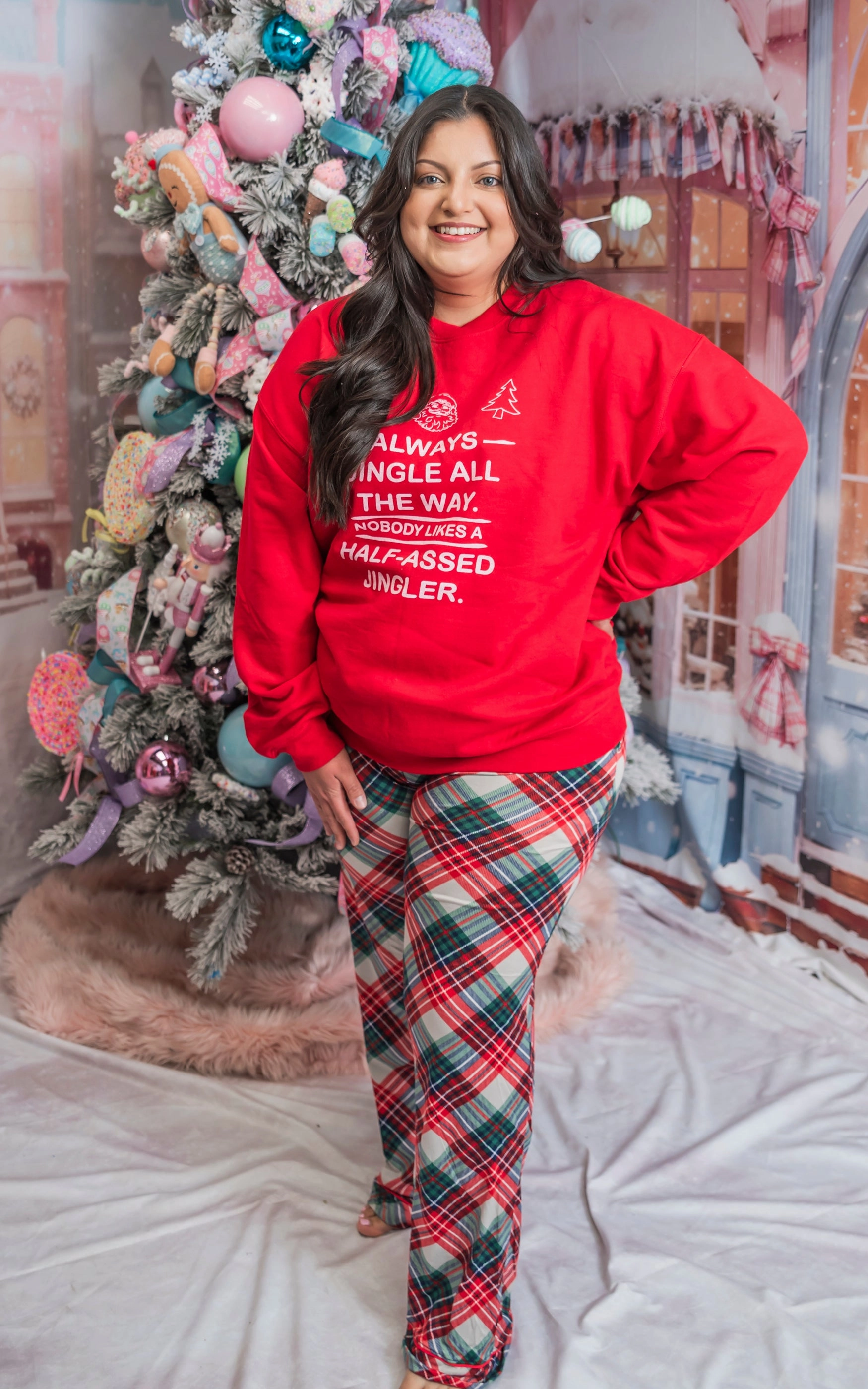 Prancers Plaid Hello Mello Holiday Pajama Pants - Final Sale